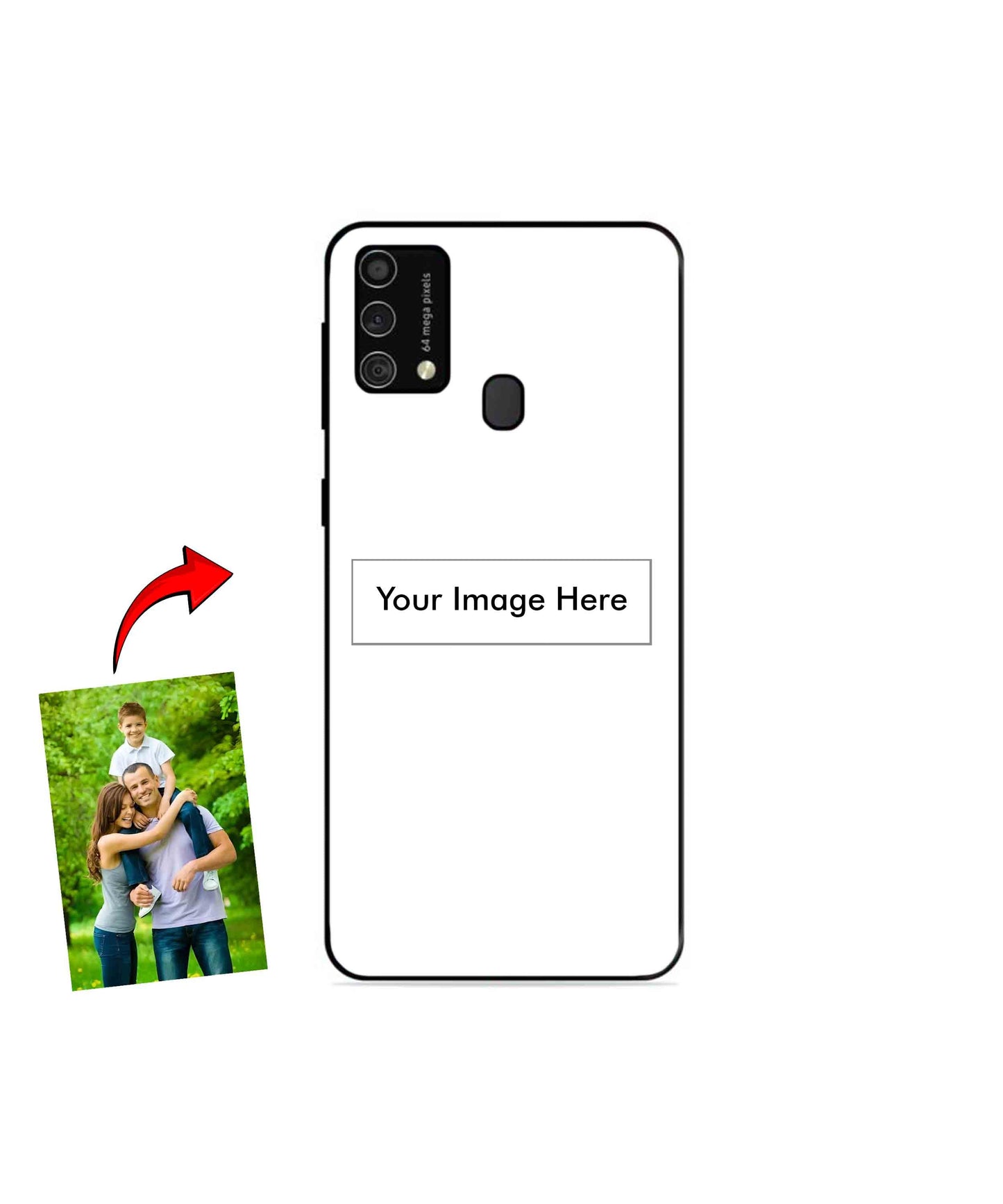 Customized Metal Back Cover Phone Case for Samsung Galaxy F41