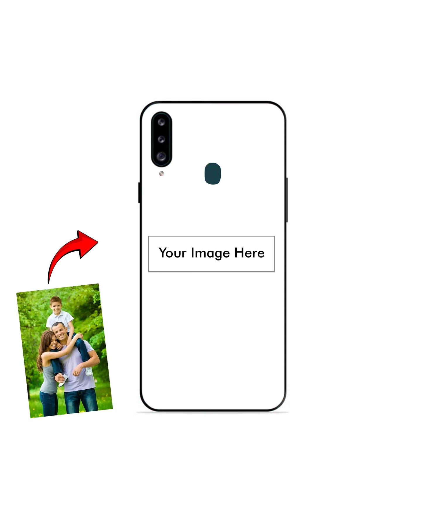 Customized Metal Back Cover Phone Case for Samsung Galaxy M30