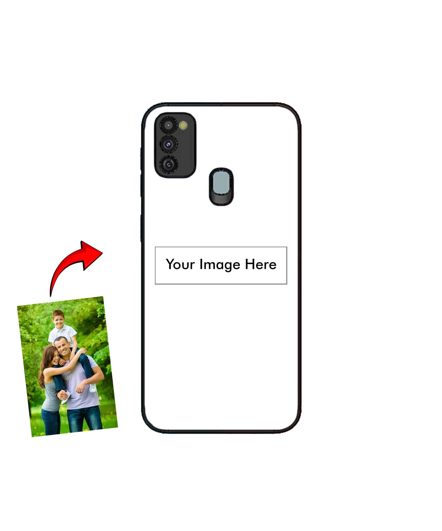 Customized Metal Back Cover Phone Case for Samsung Galaxy M30s