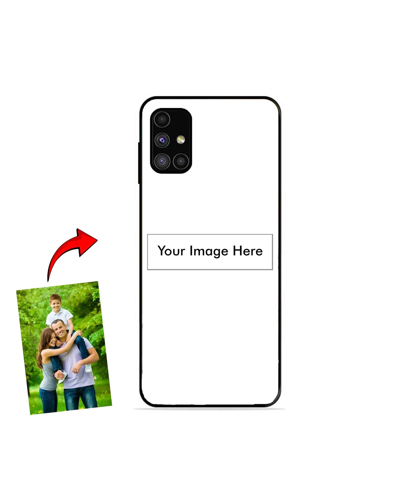 Customized Metal Back Cover Phone Case for Samsung Galaxy M31s