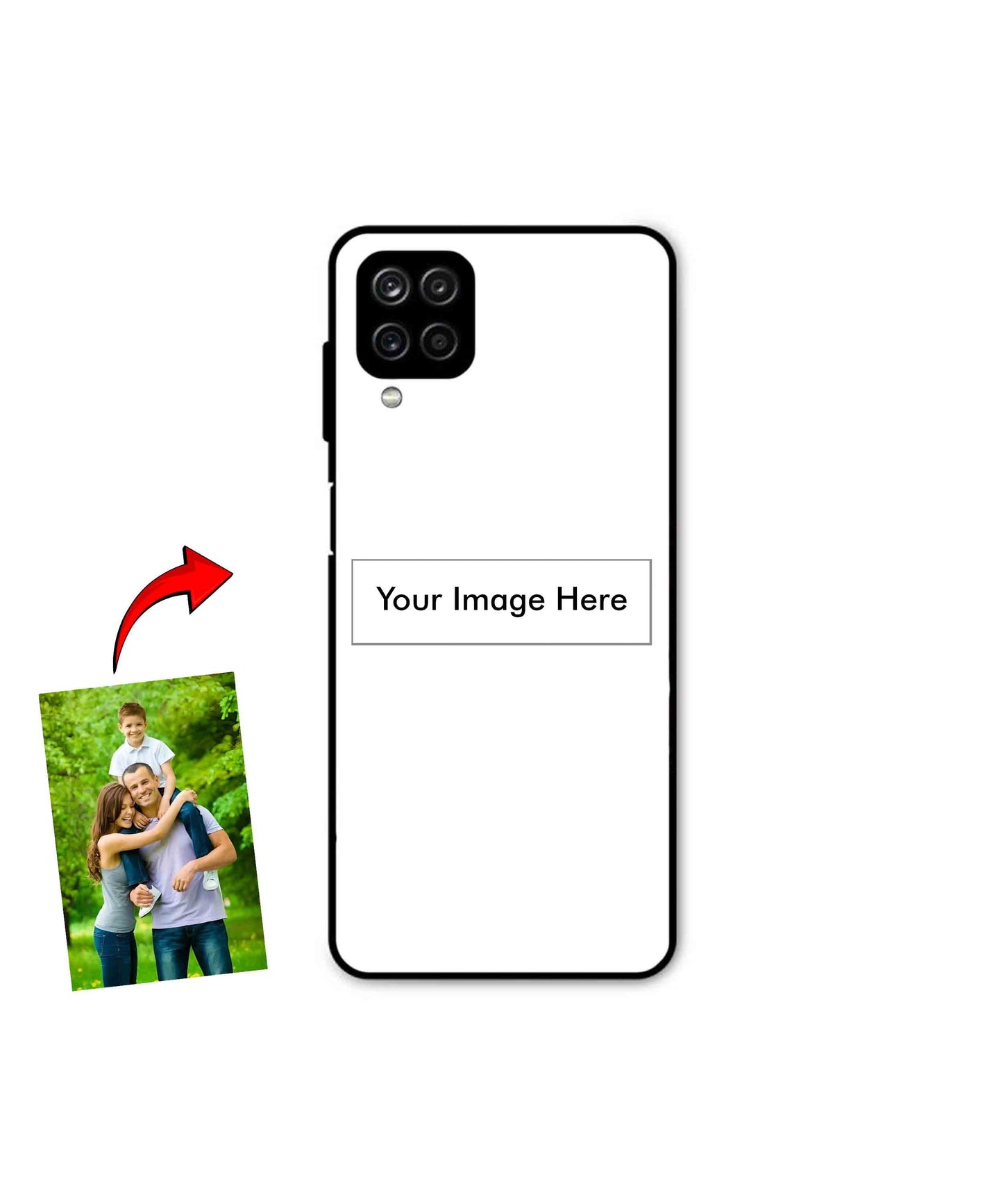 Customized Metal Back Cover Phone Case for Samsung Galaxy M33