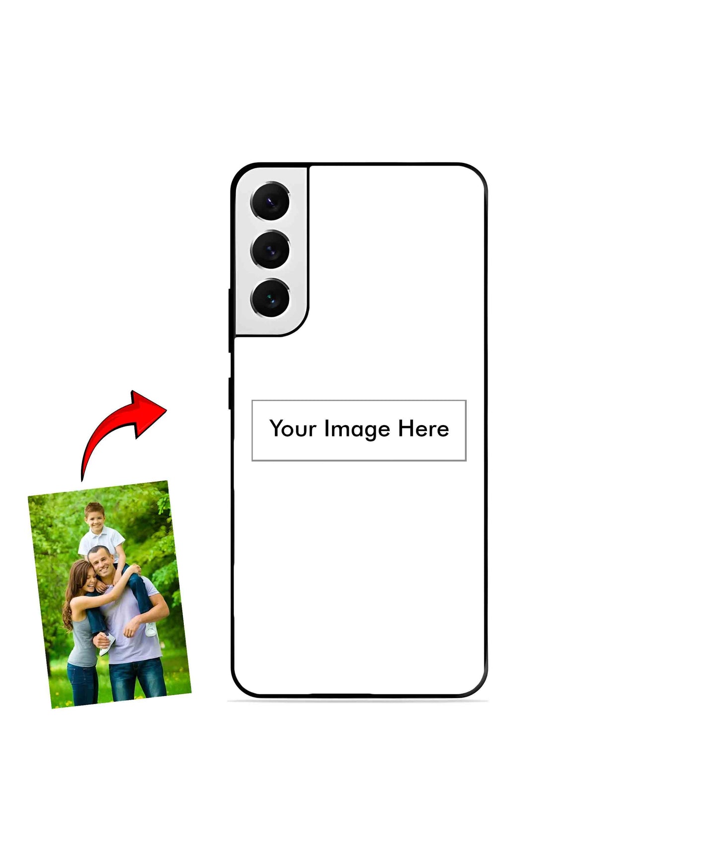 Customized Metal Back Cover Phone Case for Samsung Galaxy S21 Fe