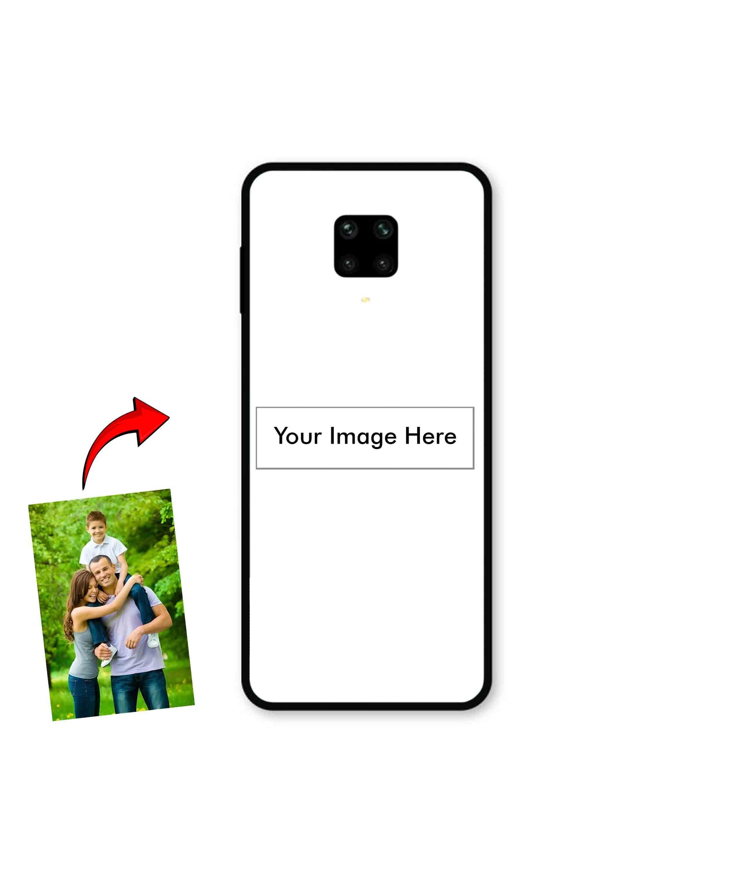 Customized Metal Back Cover Phone Case for Xiaomi Redmi Note 9 Pro Max