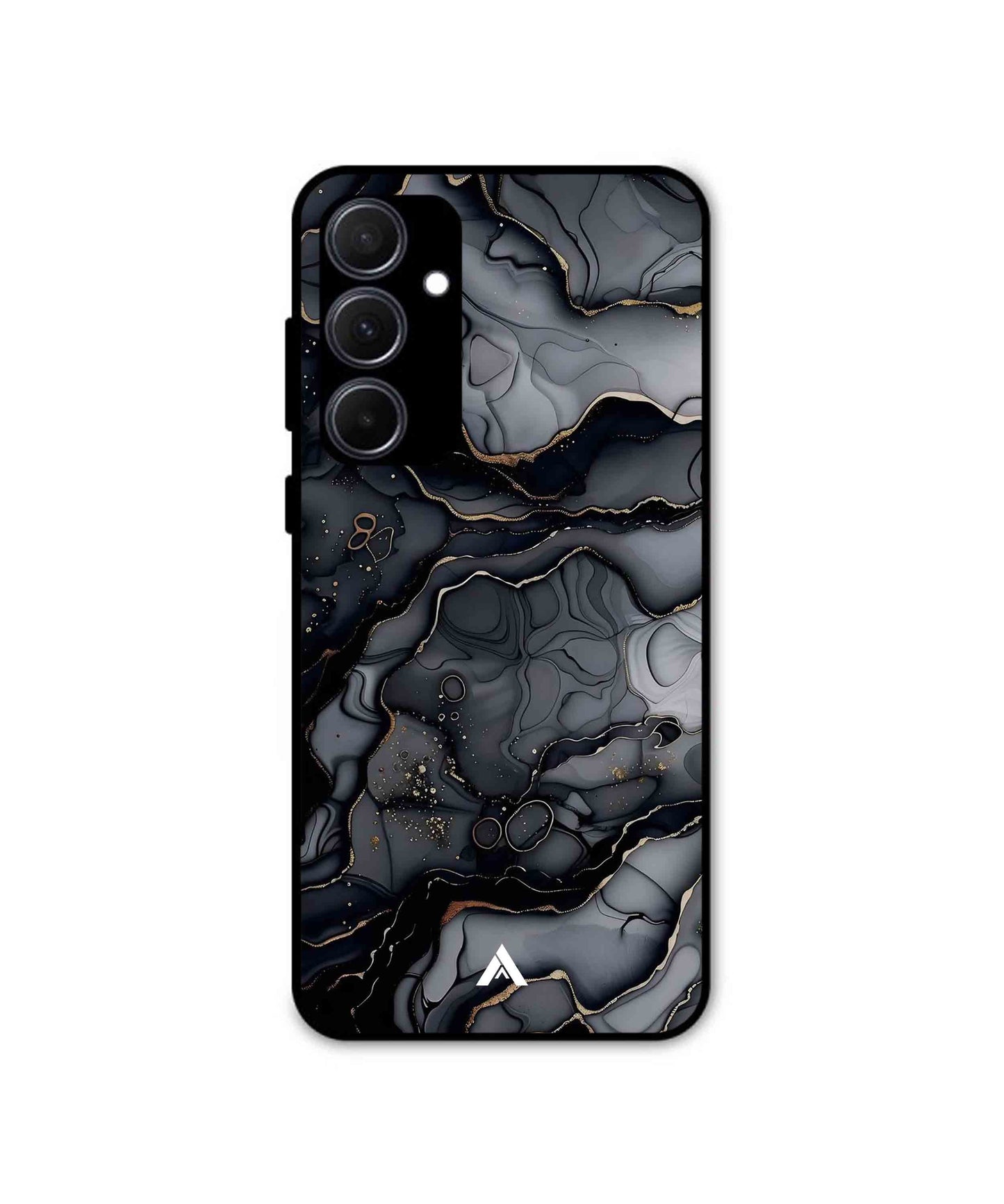 Dark Marble Pattern Casora 01 Metal Back Cover Phone Case