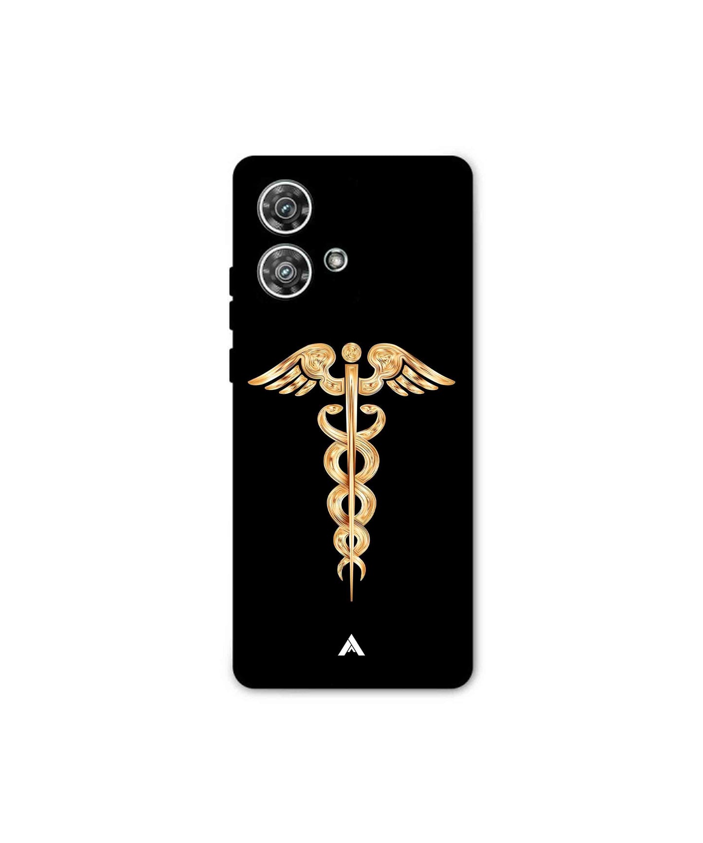 Doctor Caduceus 01 Metal Back Cover Phone Case for Moto Edge 40 Neo