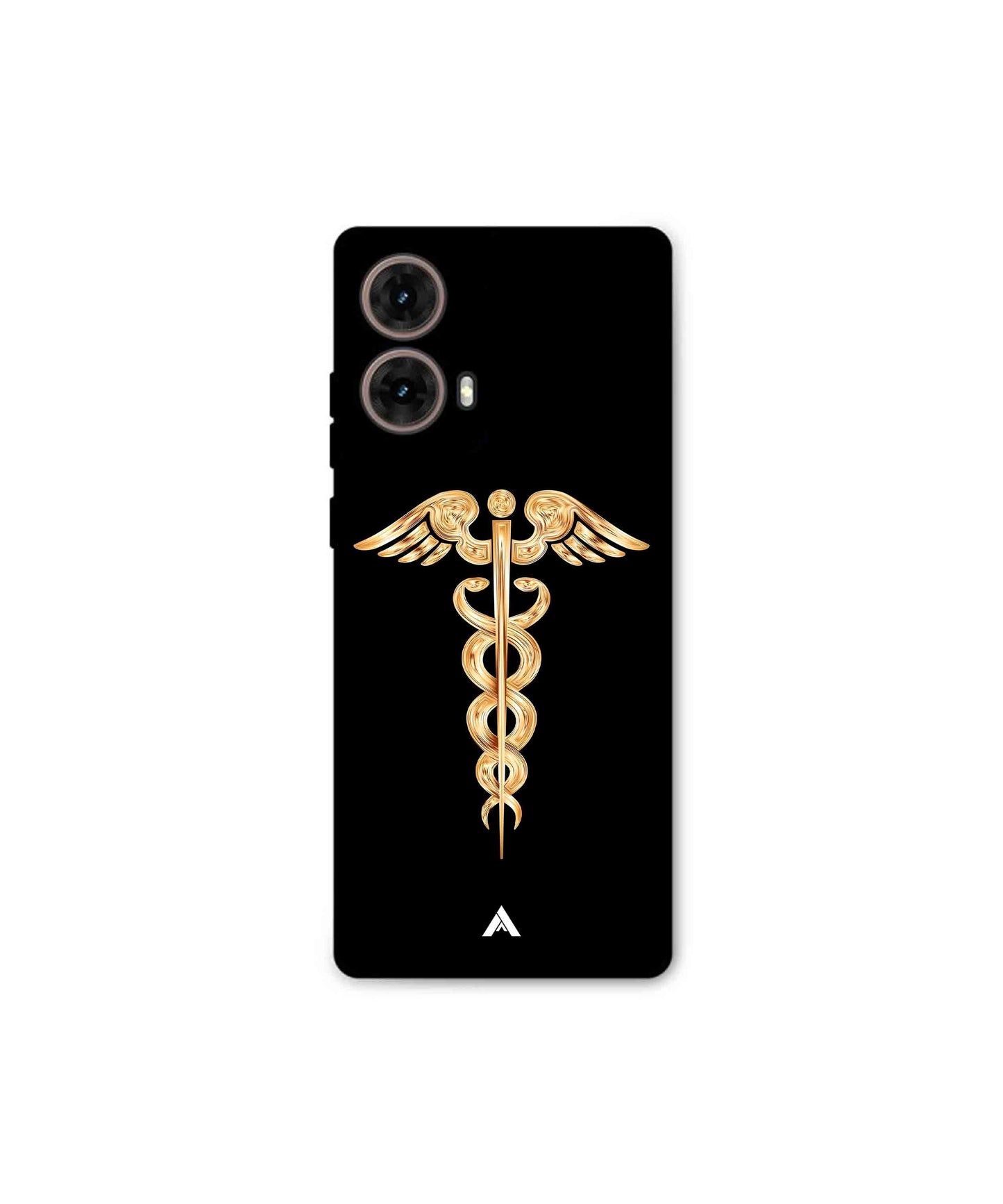 Doctor Caduceus 01 Metal Back Cover Phone Case for Moto Edge 50 Fusion