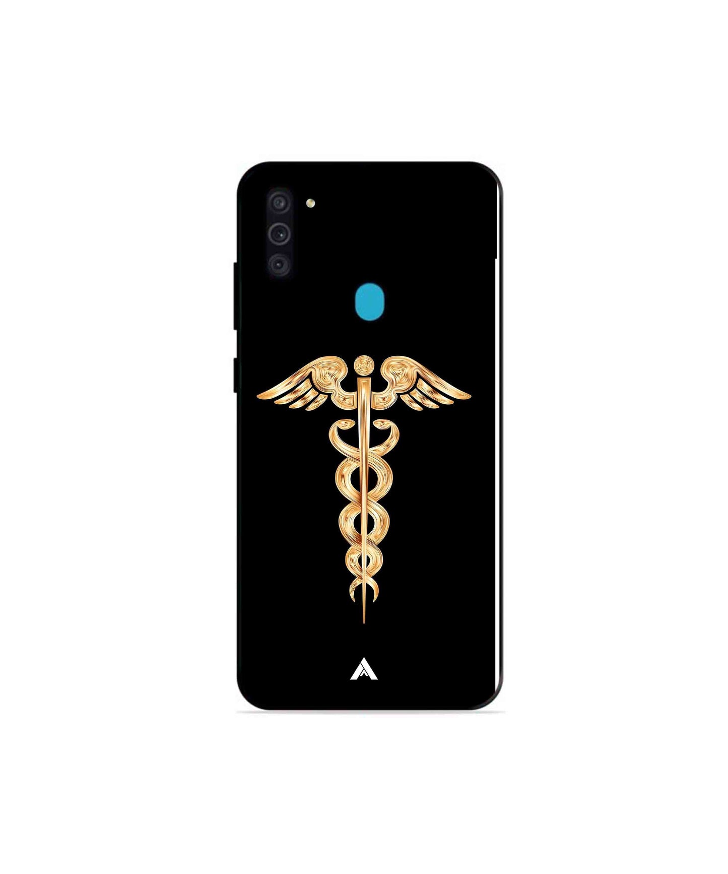 Doctor Caduceus 01 Metal Back Cover Phone Case for Samsung Galaxy A11