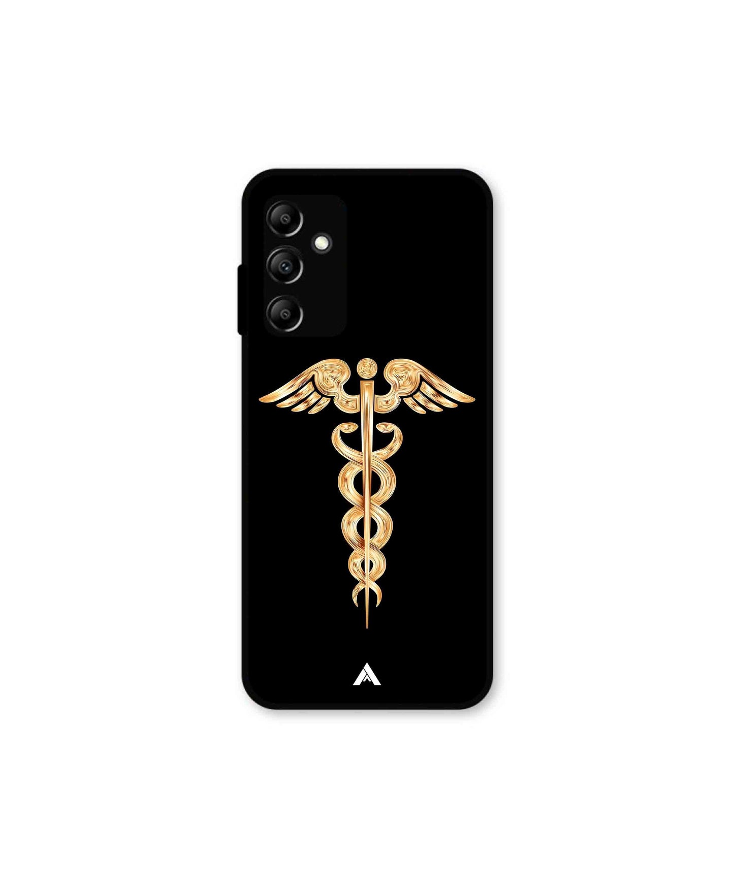 Doctor Caduceus 01 Metal Back Cover Phone Case for Samsung Galaxy A14 5G