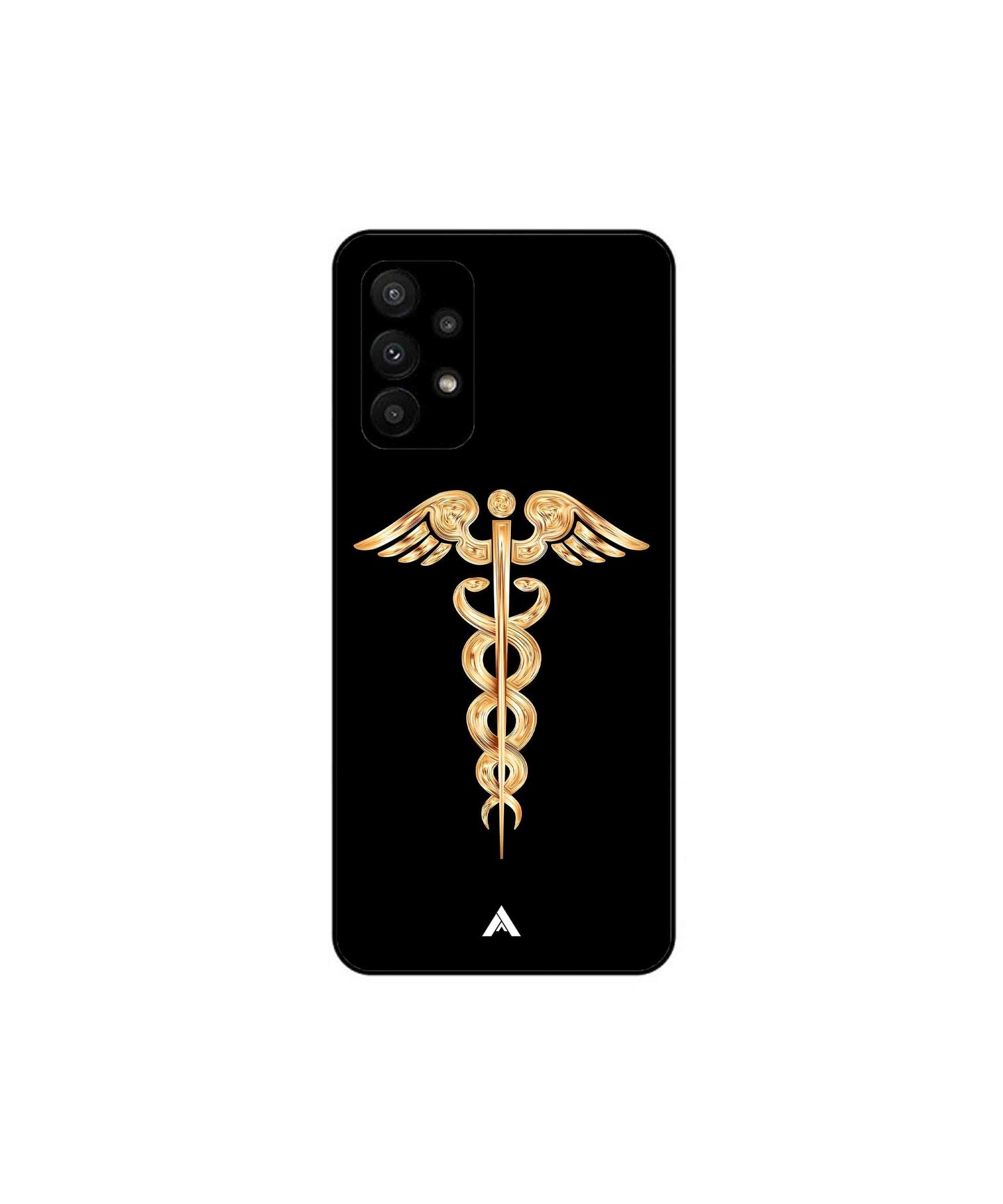 Doctor Caduceus 01 Metal Back Cover Phone Case for Samsung Galaxy A23 5G