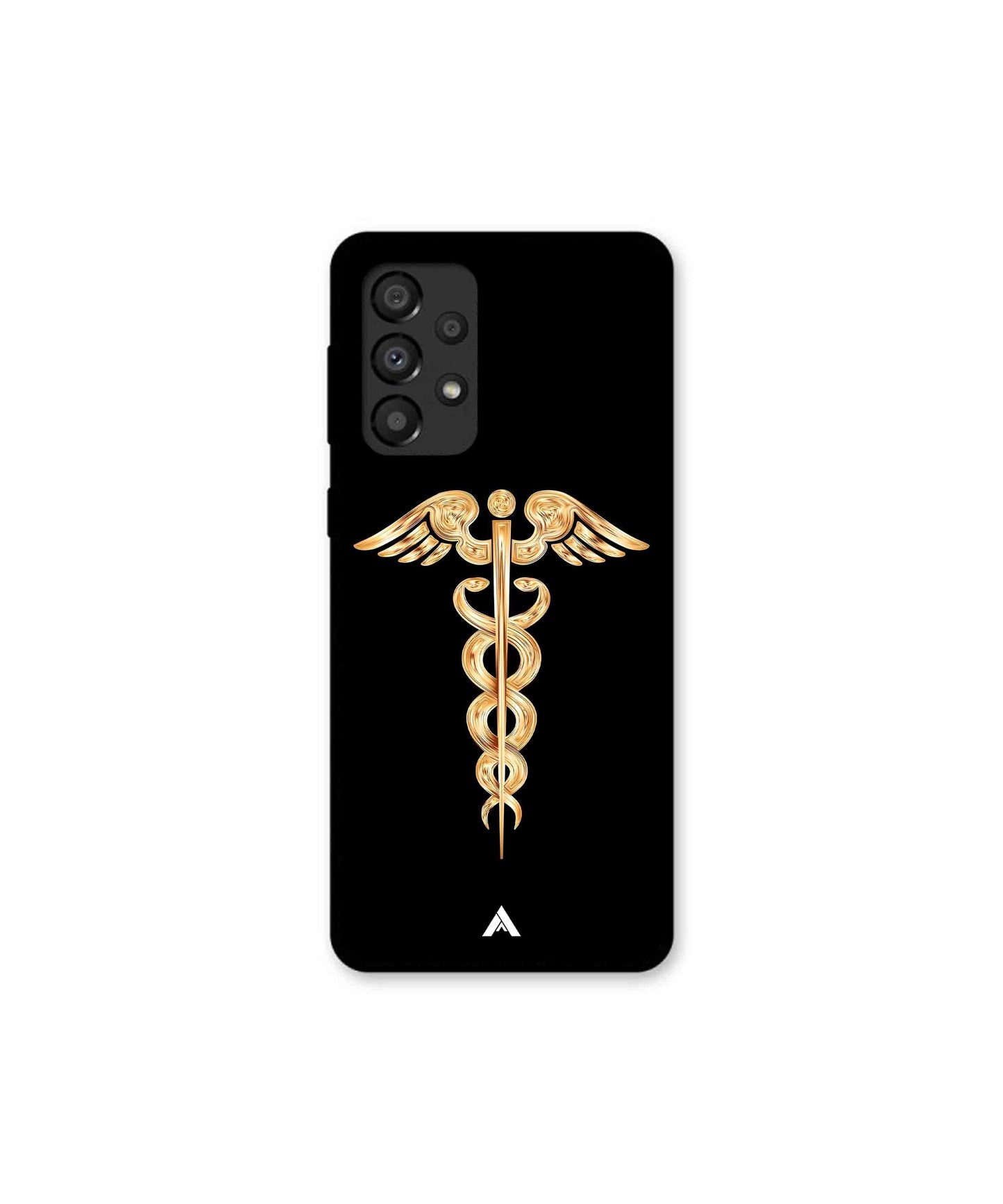 Doctor Caduceus 01 Metal Back Cover Phone Case for Samsung Galaxy A33 5G