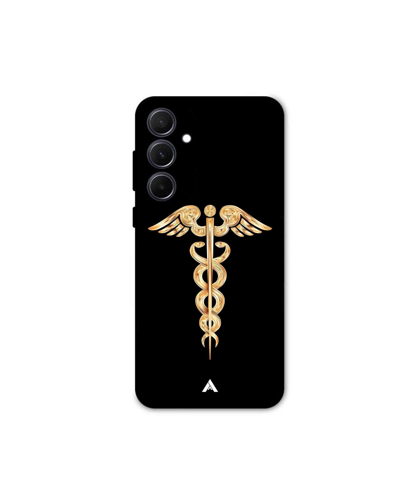 Doctor Caduceus 01 Metal Back Cover Phone Case for Samsung Galaxy A35