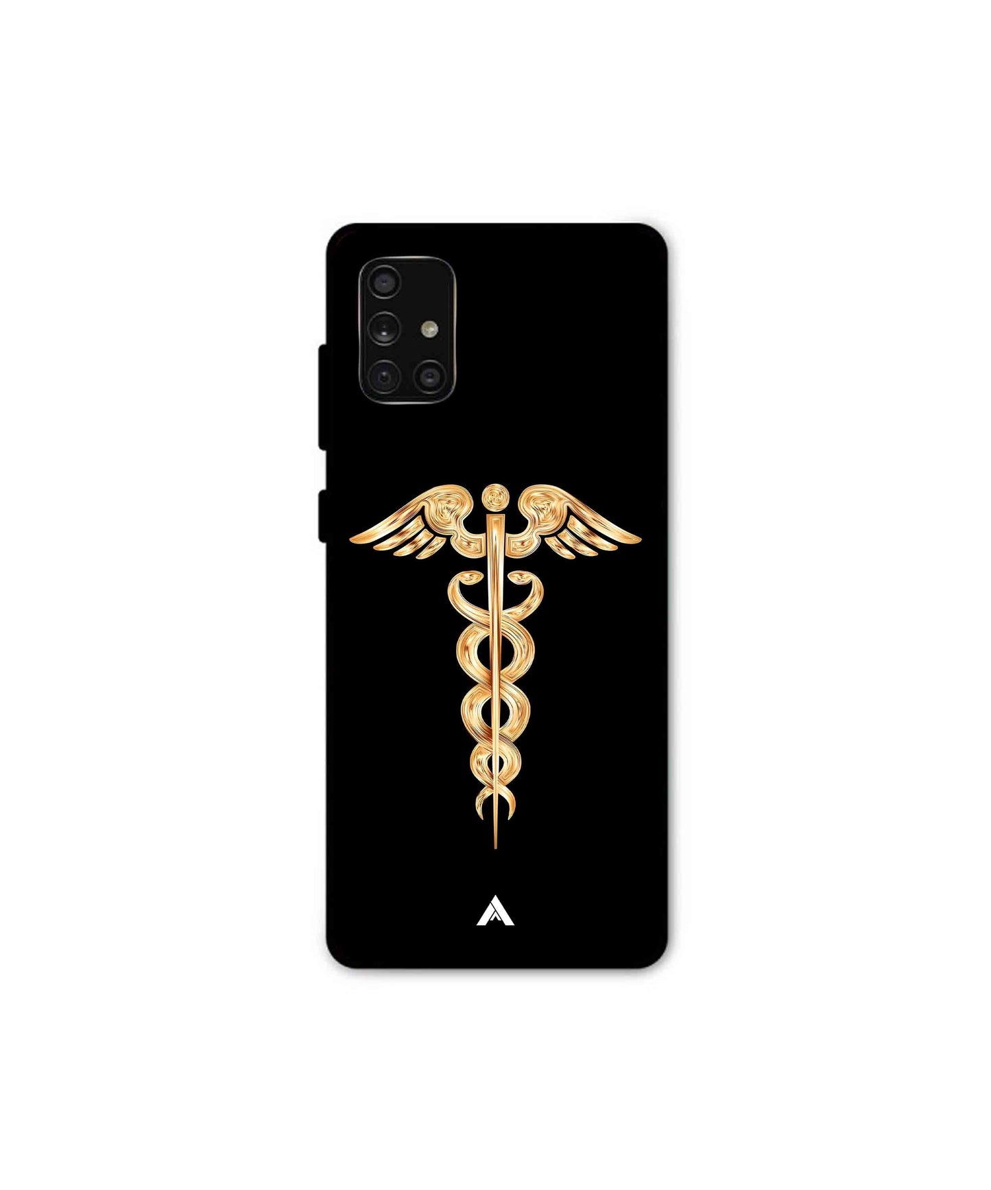 Doctor Caduceus 01 Metal Back Cover Phone Case for Samsung Galaxy A71