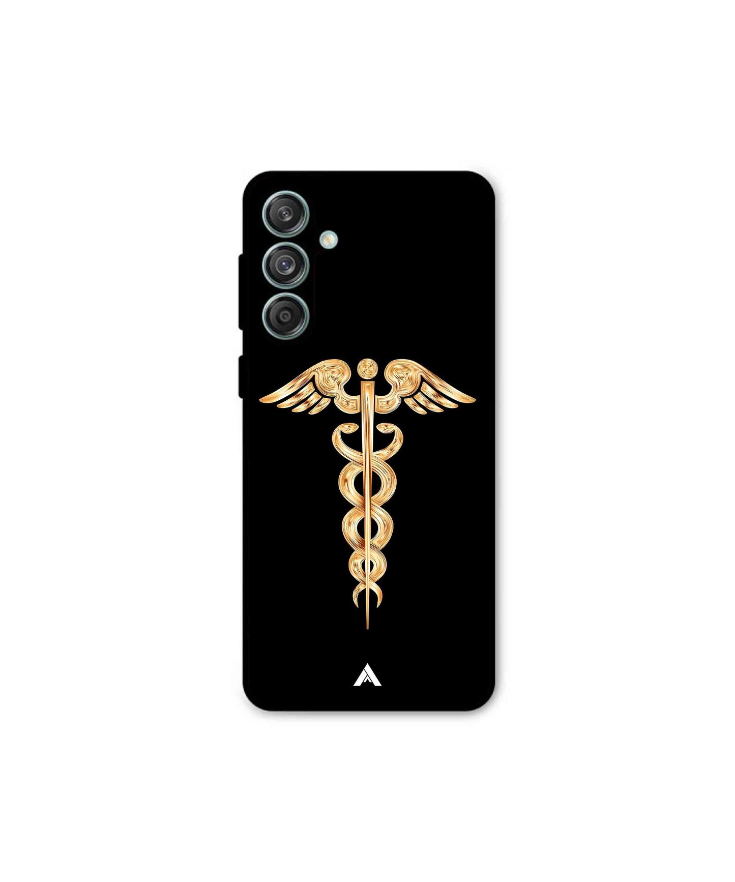 Doctor Caduceus 01 Metal Back Cover Phone Case for Samsung Galaxy F55