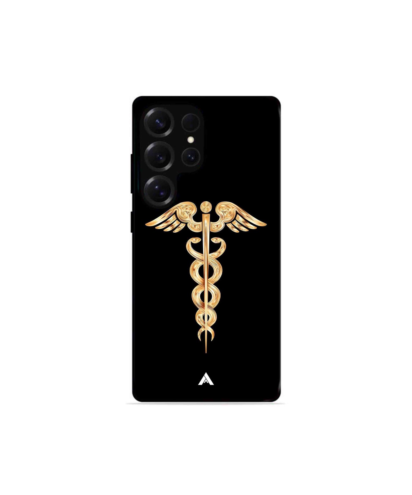 Doctor Caduceus 01 Metal Back Cover Phone Case for Samsung Galaxy S25 Ultra