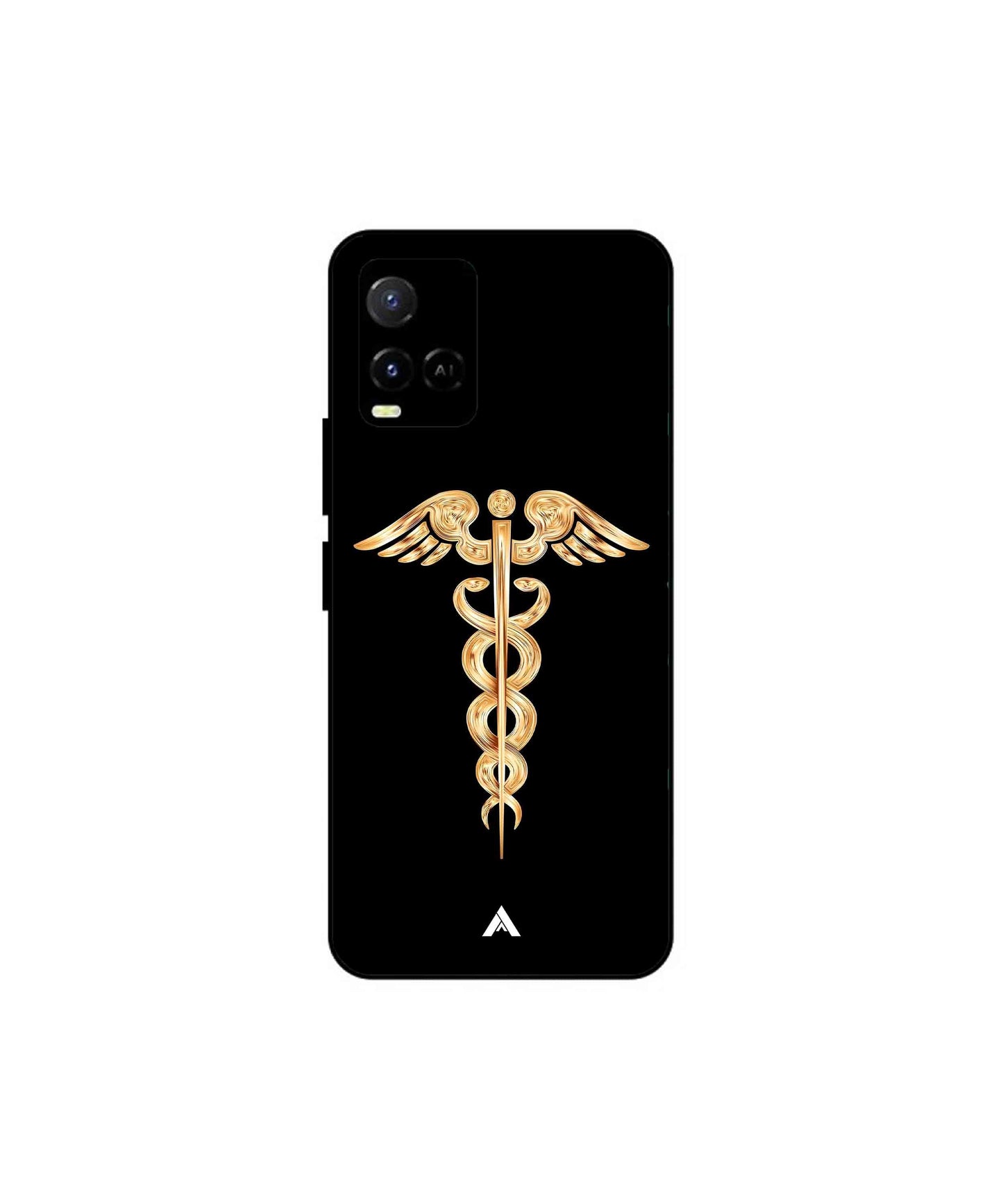 Doctor Caduceus 01 Metal Back Cover Phone Case for Vivo Y36