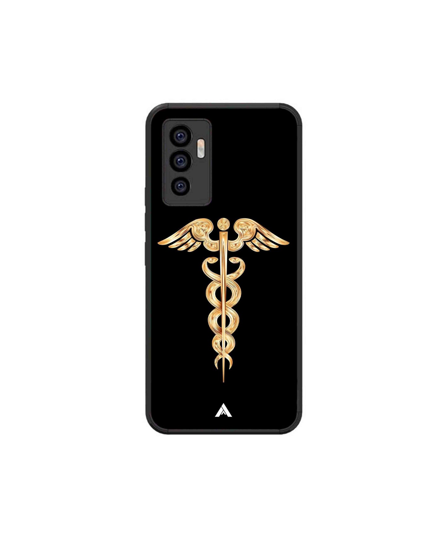 Doctor Caduceus 01 Metal Back Cover Phone Case for Vivo v23e