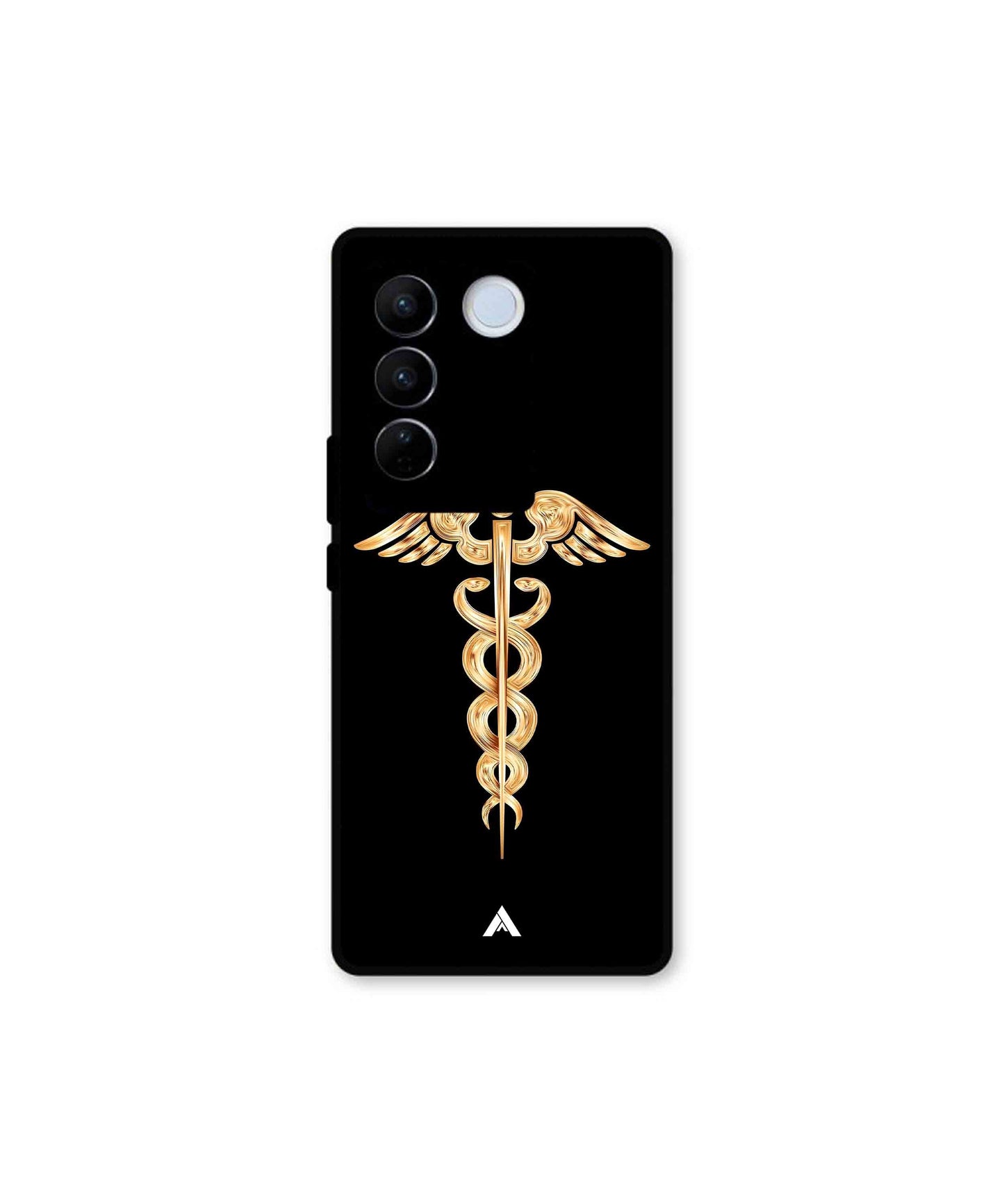Doctor Caduceus 01 Metal Back Cover Phone Case for Vivo v27 Pro