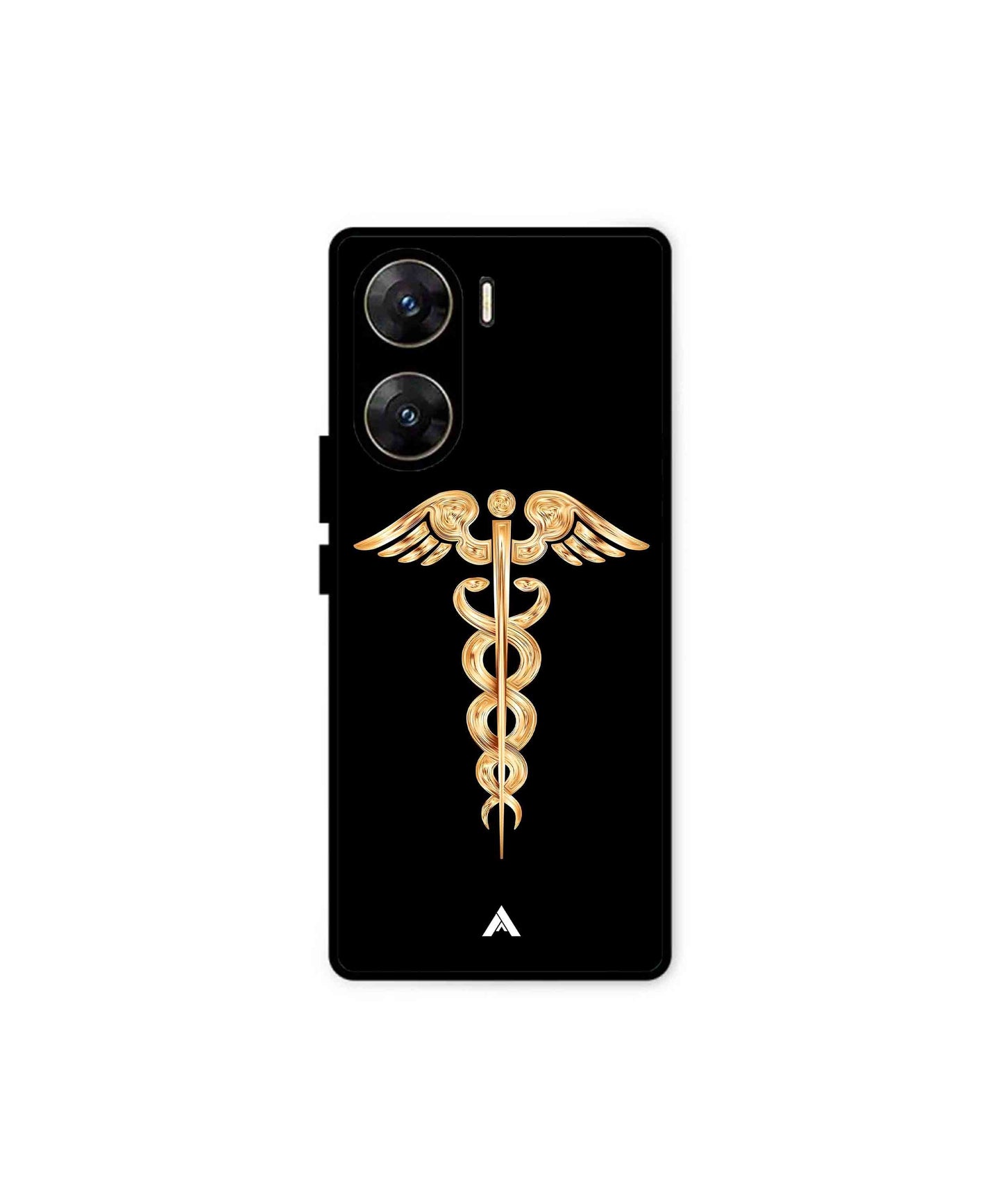 Doctor Caduceus 01 Metal Back Cover Phone Case for Vivo v29e