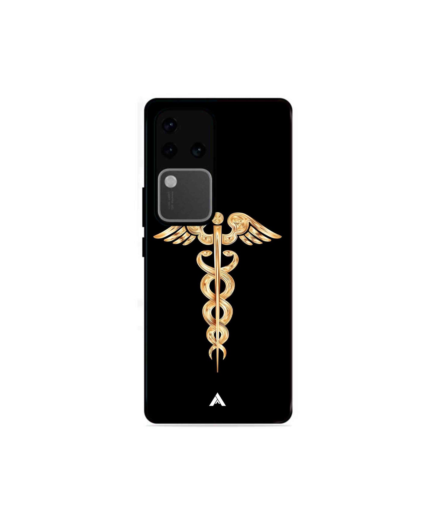 Doctor Caduceus 01 Metal Back Cover Phone Case for Vivo v30 Pro