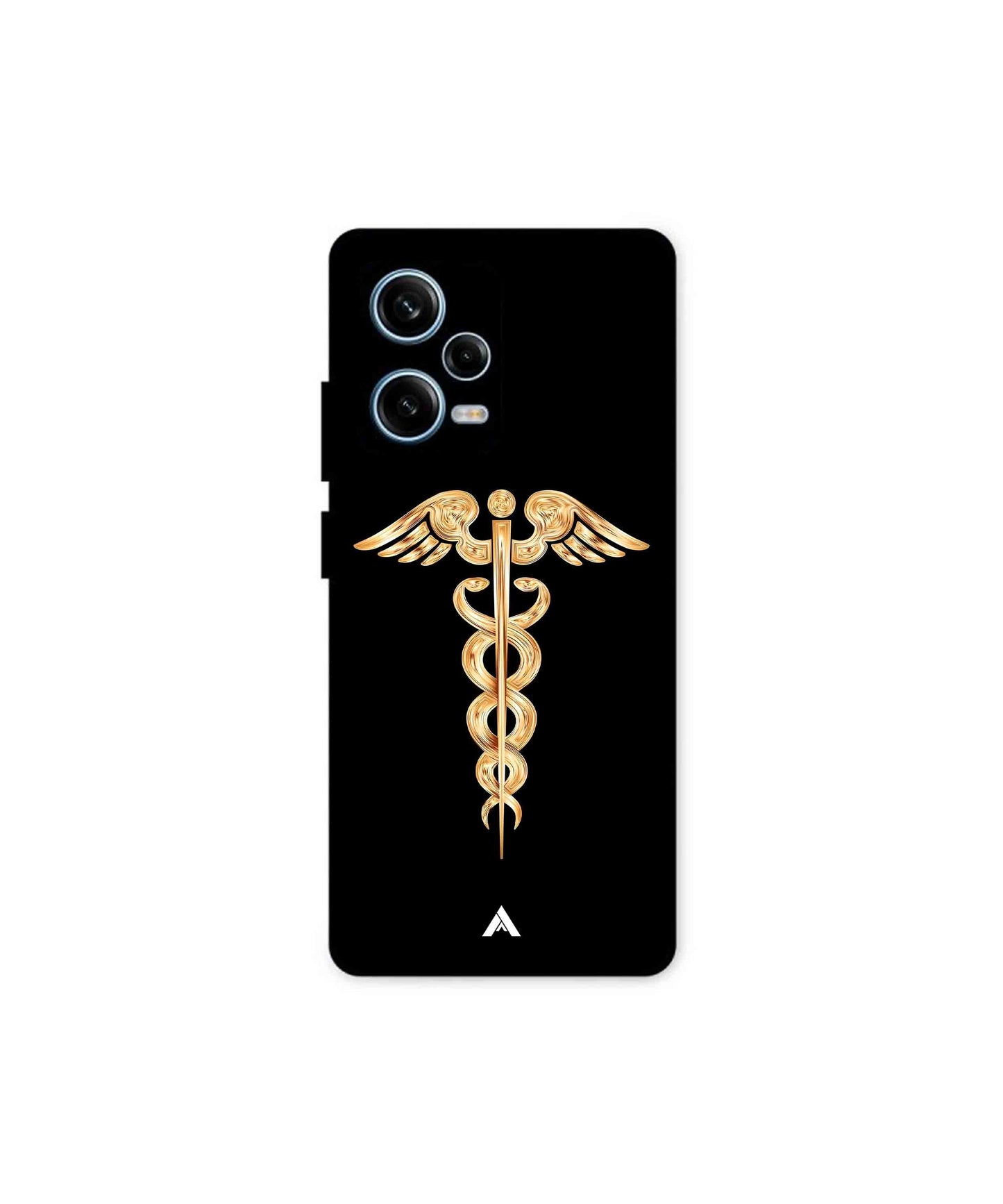 Doctor Caduceus 01 Metal Back Cover Phone Case for Xiaomi Redmi Note 12 Pro