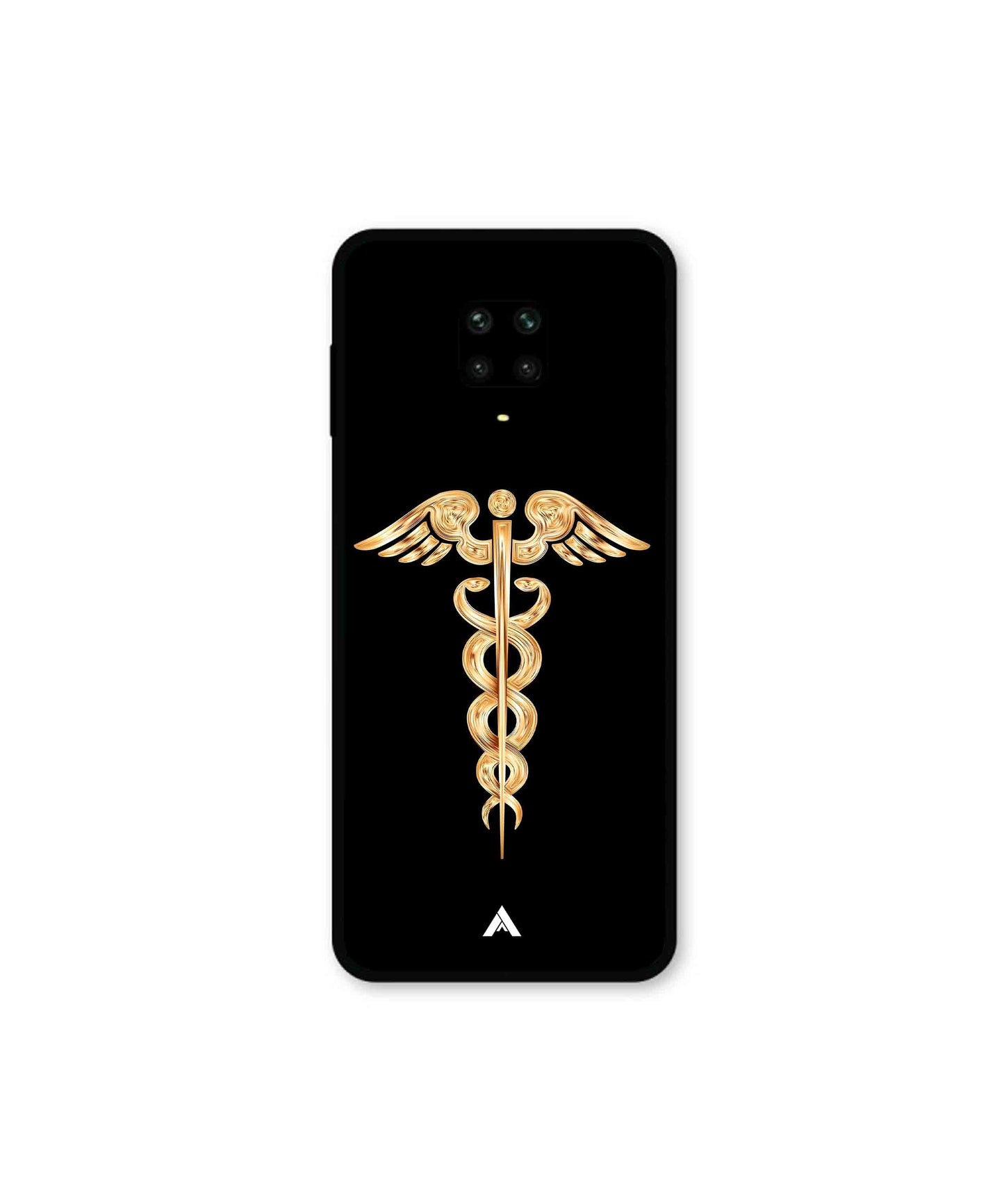 Doctor Caduceus 01 Metal Back Cover Phone Case for Xiaomi Redmi Note 9 Pro