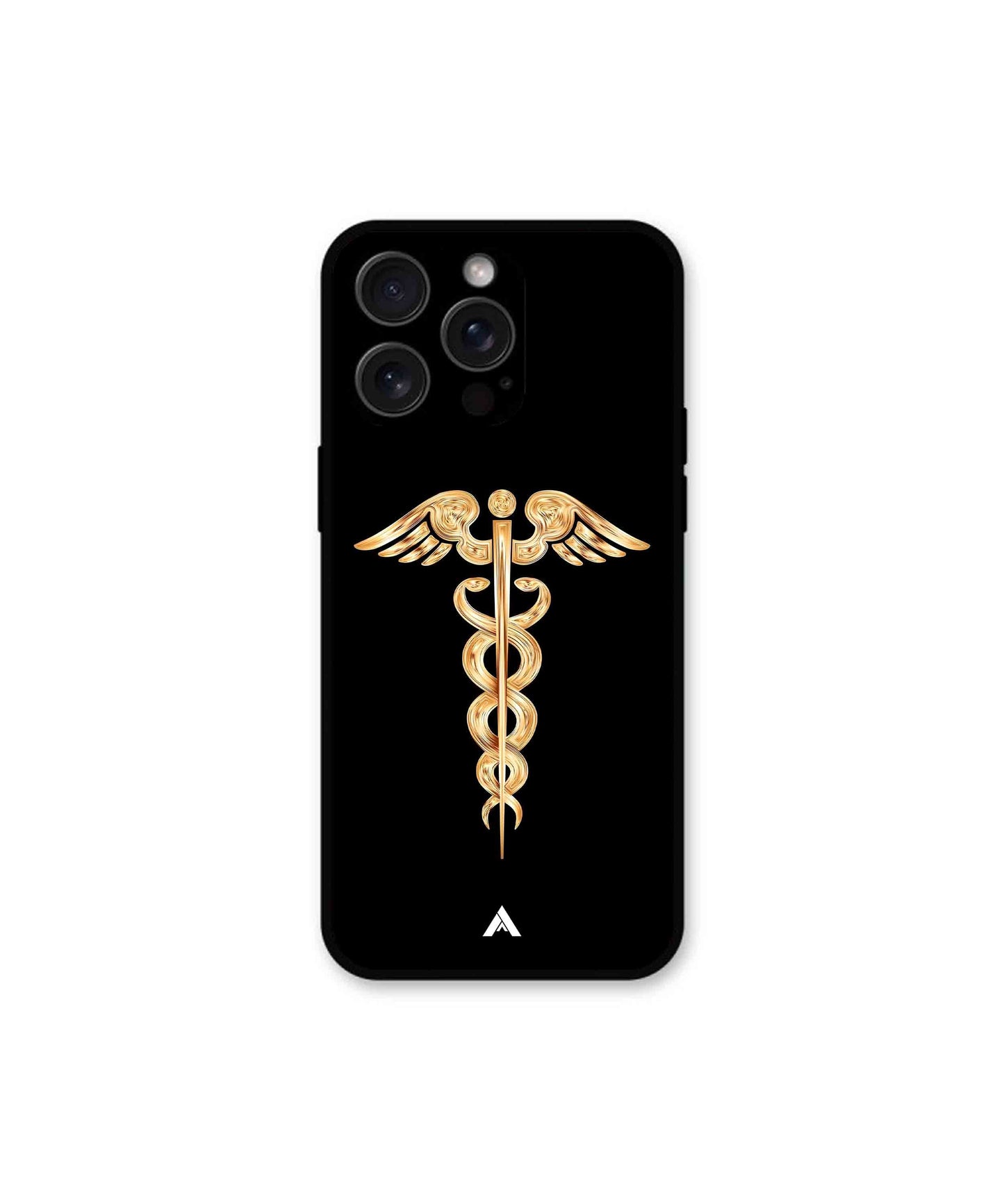 Doctor Caduceus 01 Metal Back Cover Phone Case for iPhone 15 Pro Max