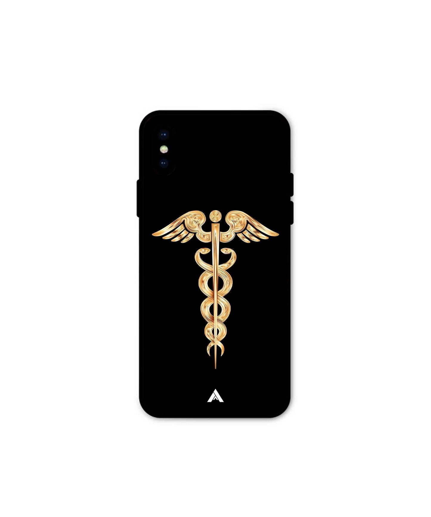 Doctor Caduceus 01 Metal Back Cover Phone Case for iPhone X