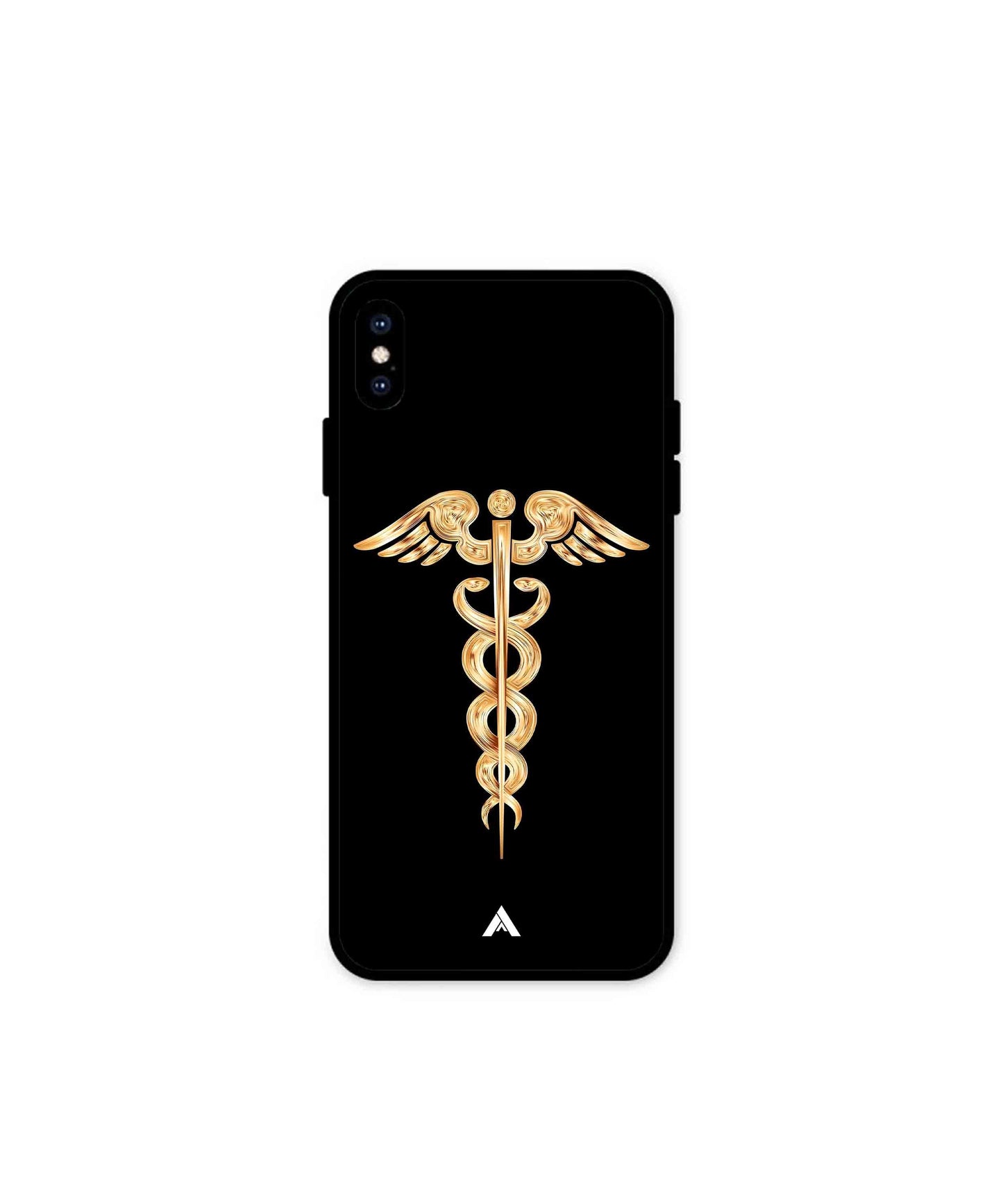 Doctor Caduceus 01 Metal Back Cover Phone Case for iPhone Xs Max