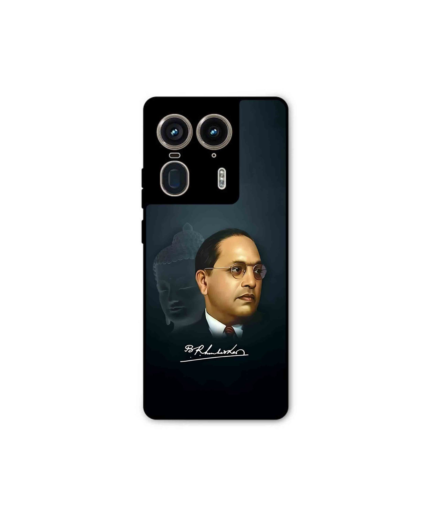 Dr. Bhimrao Ambedkar Metal Back Cover Phone Case for Moto Edge 50 Ultra