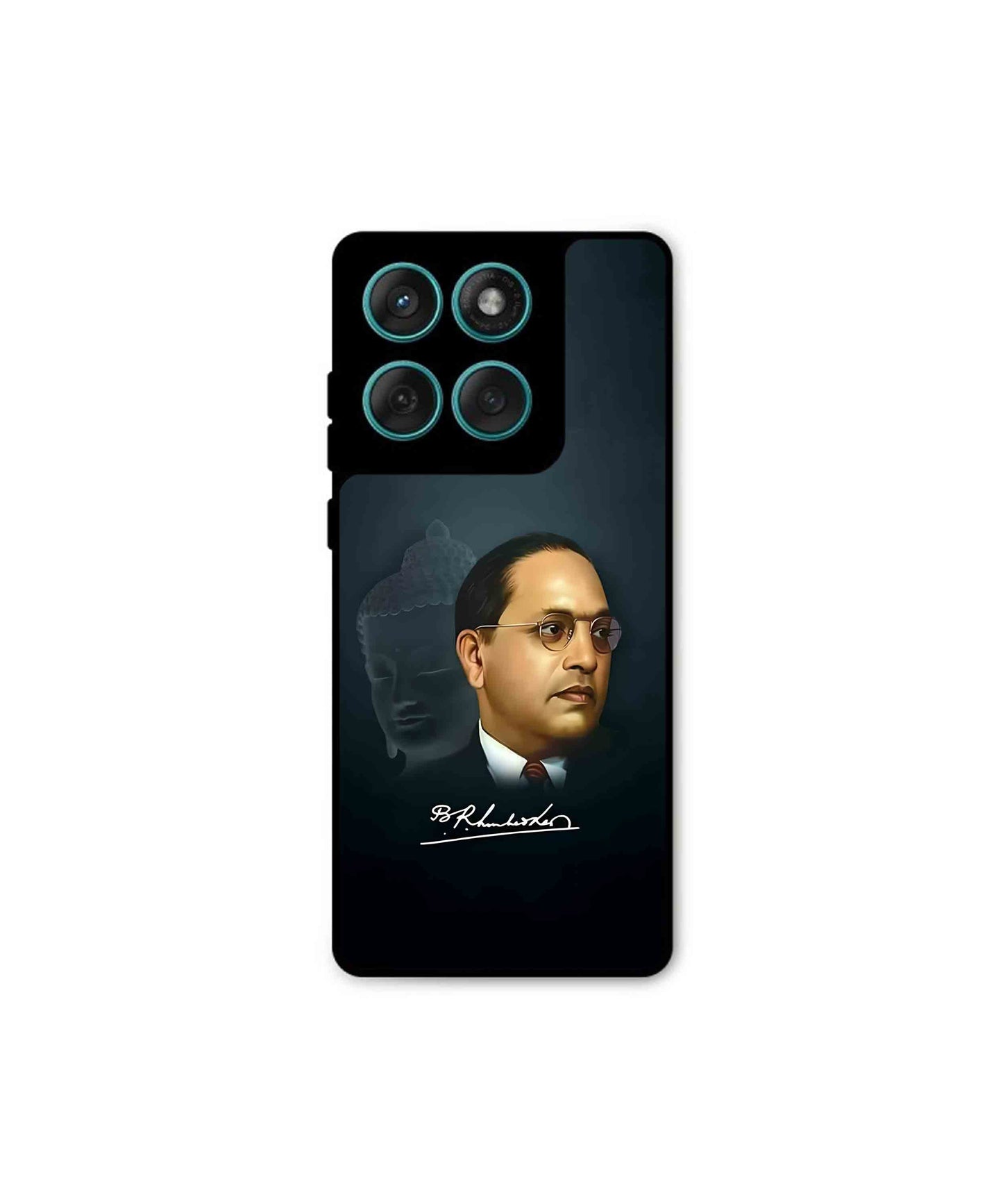 Dr. Bhimrao Ambedkar Metal Back Cover Phone Case for Moto Edge 60 Fusion