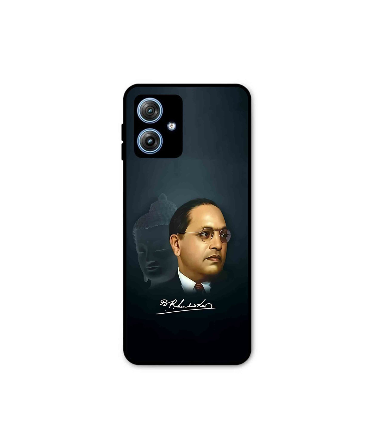 Dr. Bhimrao Ambedkar Metal Back Cover Phone Case for Moto G54
