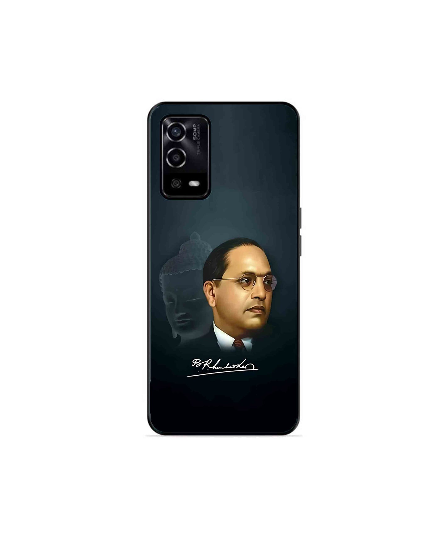 Dr. Bhimrao Ambedkar Metal Back Cover Phone Case for Oppo A53s