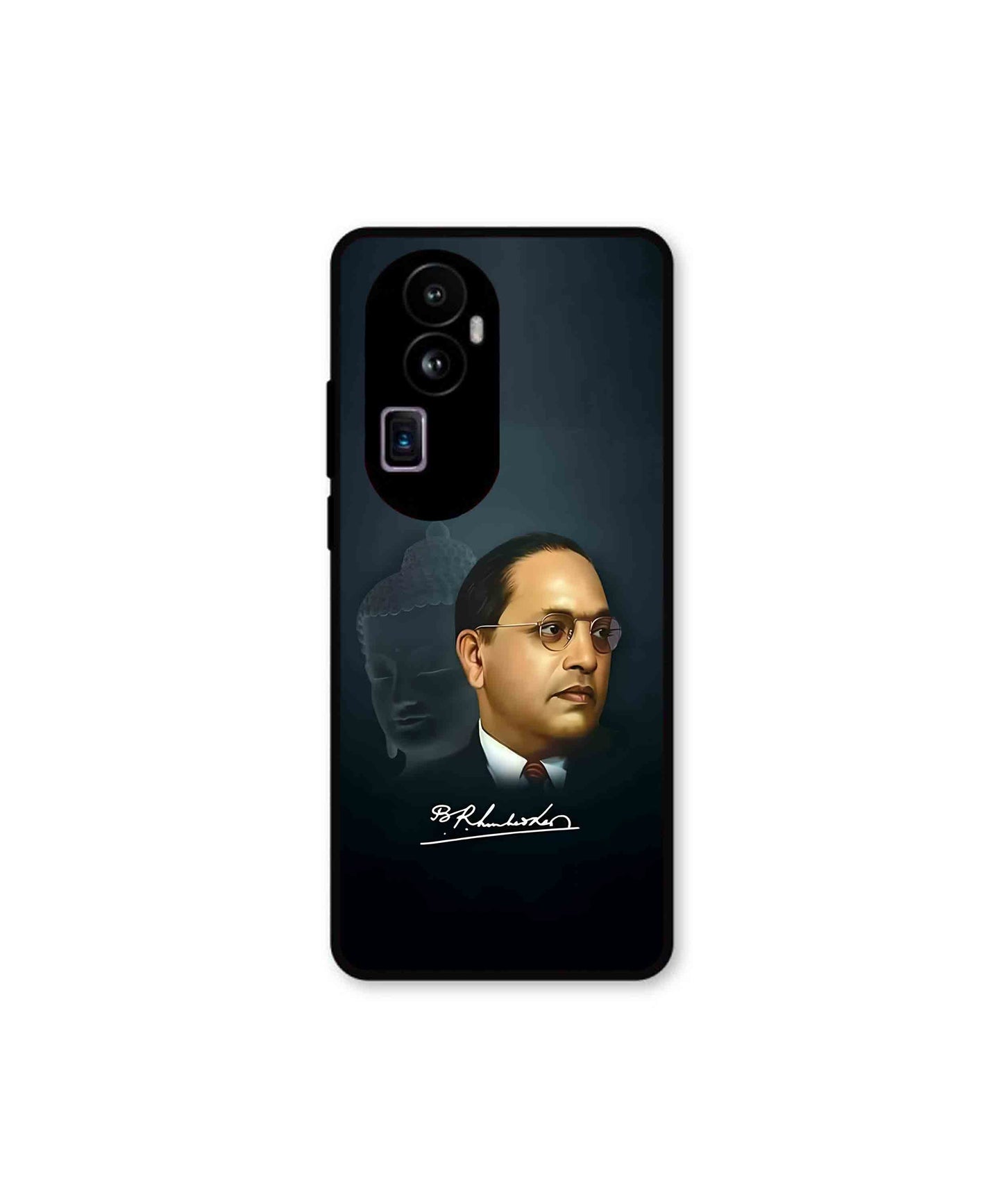 Dr. Bhimrao Ambedkar Metal Back Cover Phone Case for Oppo Reno 10 Pro Plus