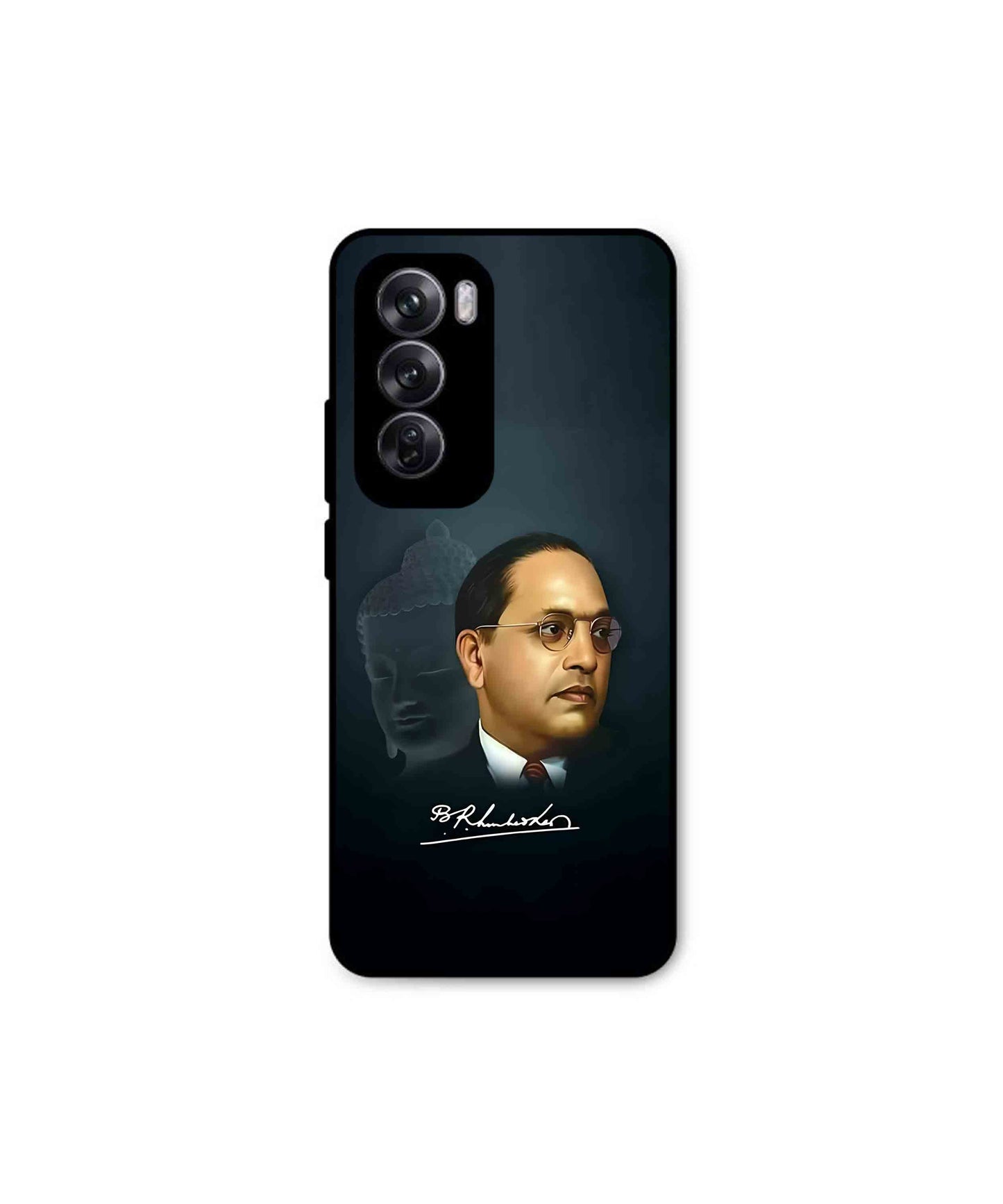Dr. Bhimrao Ambedkar Metal Back Cover Phone Case for Oppo Reno 12