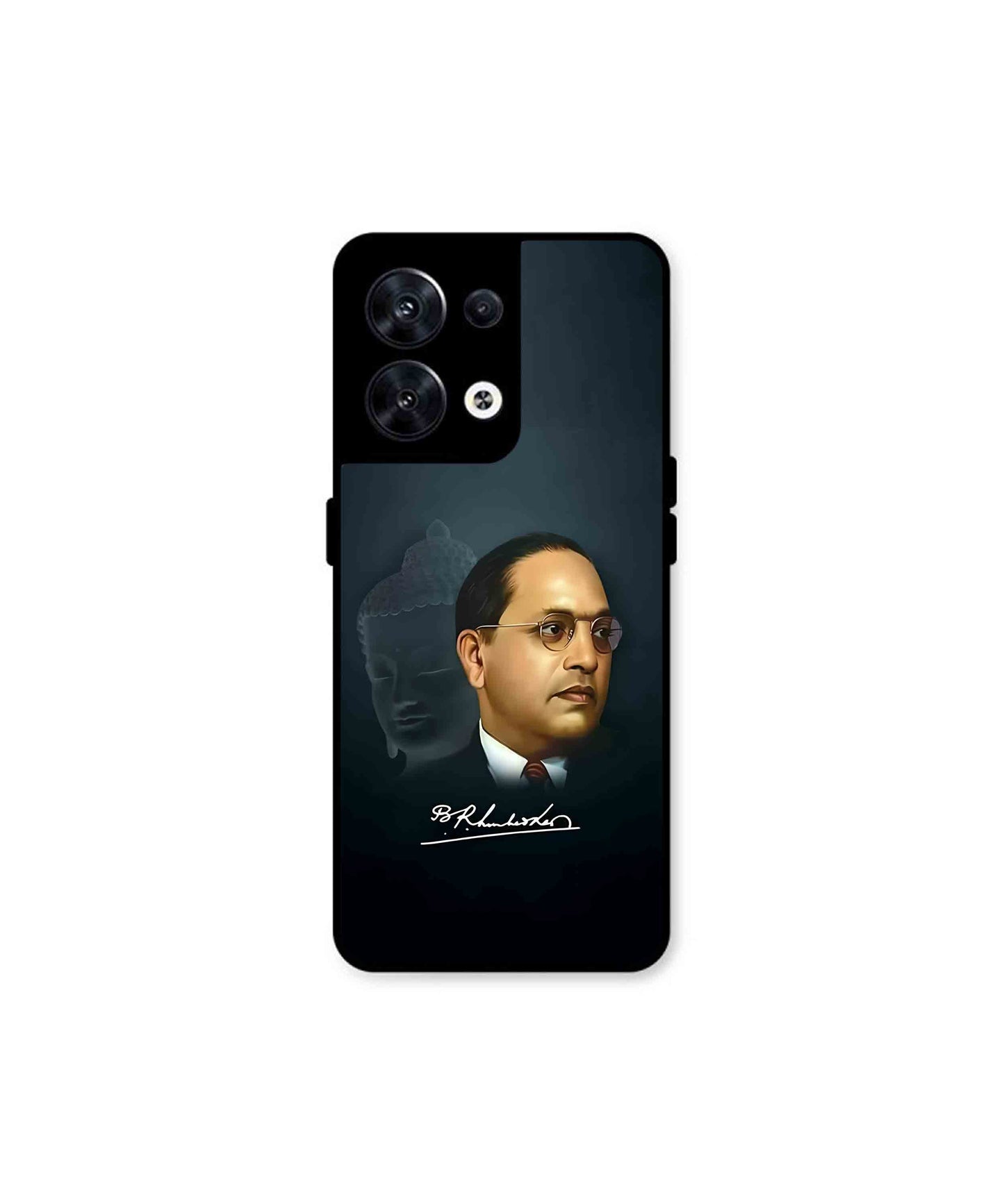 Dr. Bhimrao Ambedkar Metal Back Cover Phone Case for Oppo Reno 8