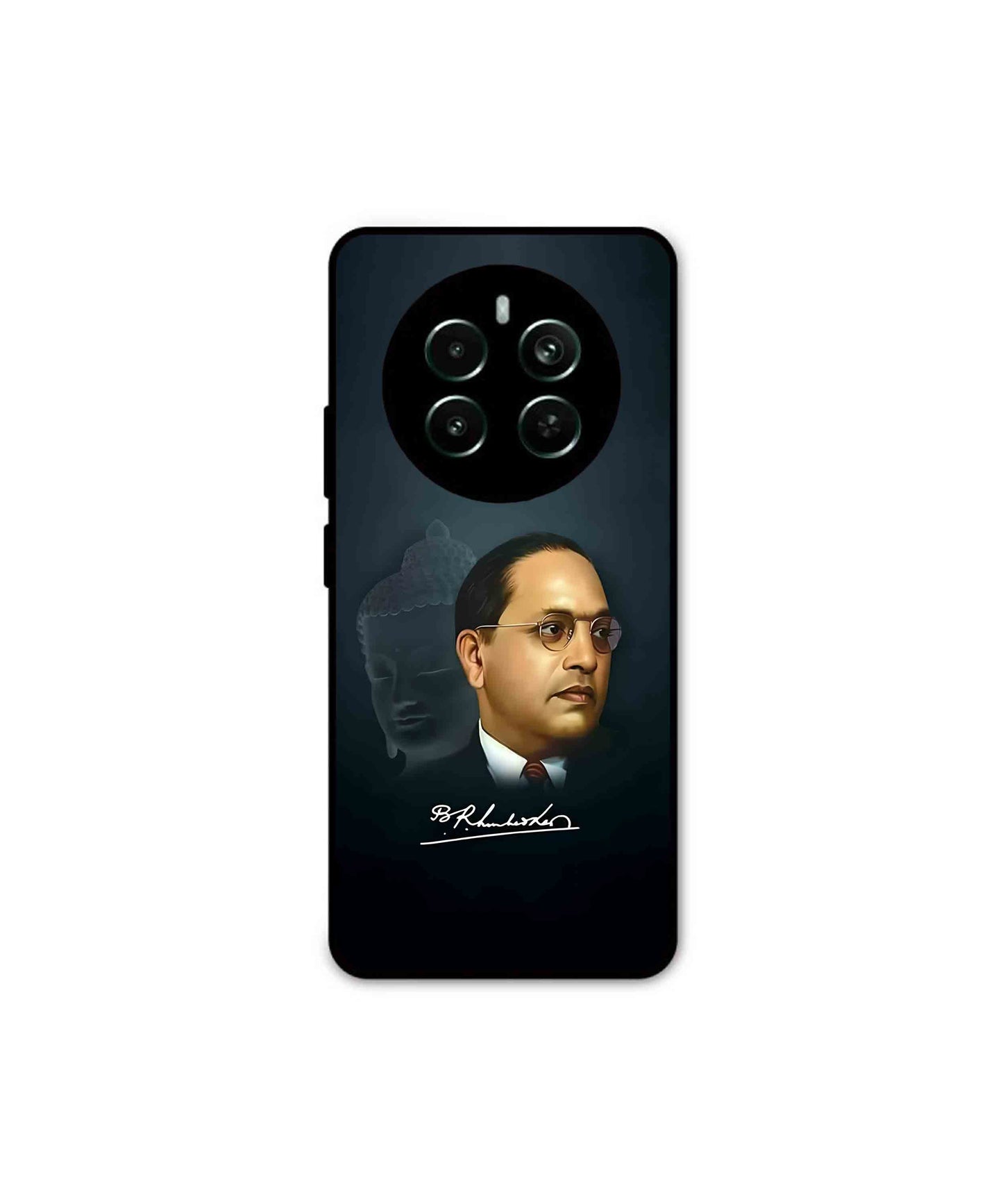 Dr. Bhimrao Ambedkar Metal Back Cover Phone Case for Realme 12 Pro Plus