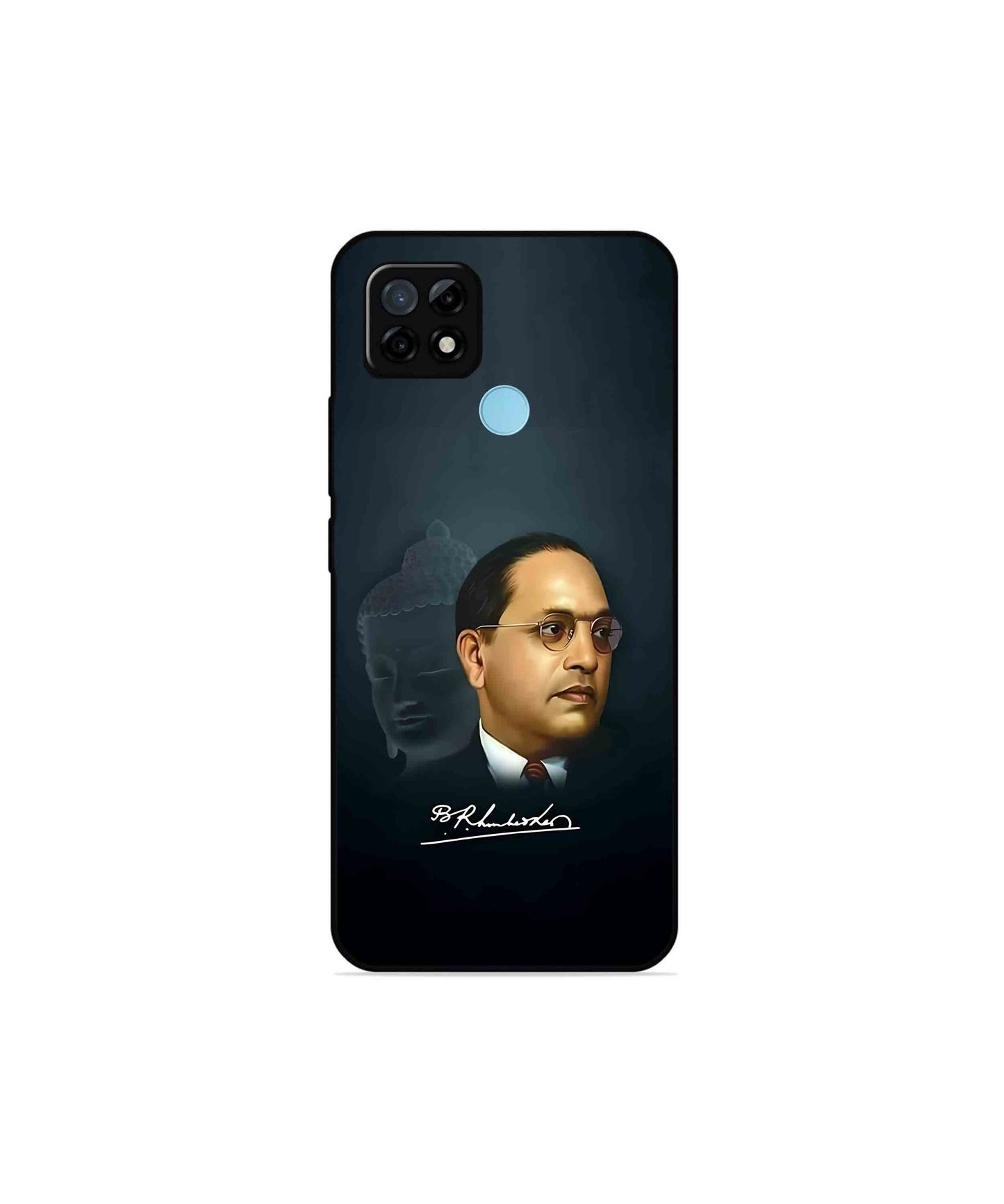 Dr. Bhimrao Ambedkar Metal Back Cover Phone Case for Realme C25Y