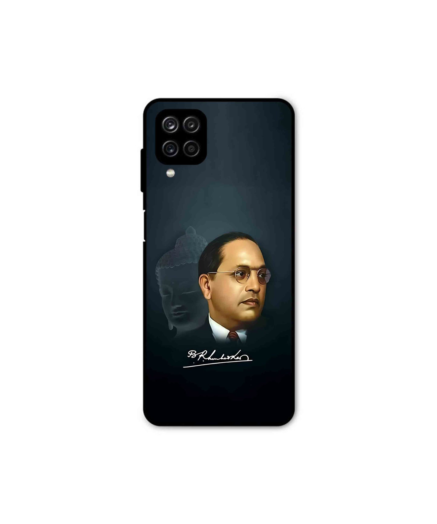 Dr. Bhimrao Ambedkar Metal Back Cover Phone Case for Samsung Galaxy A22 4G