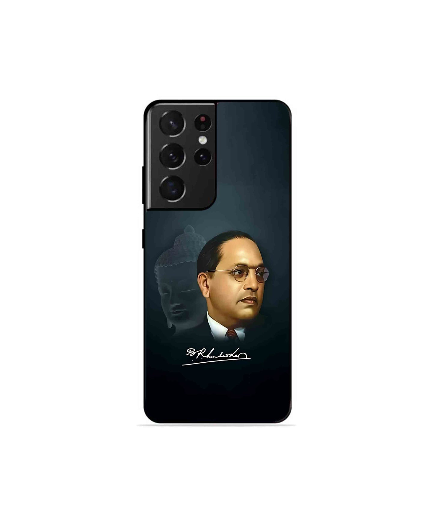 Dr. Bhimrao Ambedkar Metal Back Cover Phone Case for Samsung Galaxy S21 Ultra