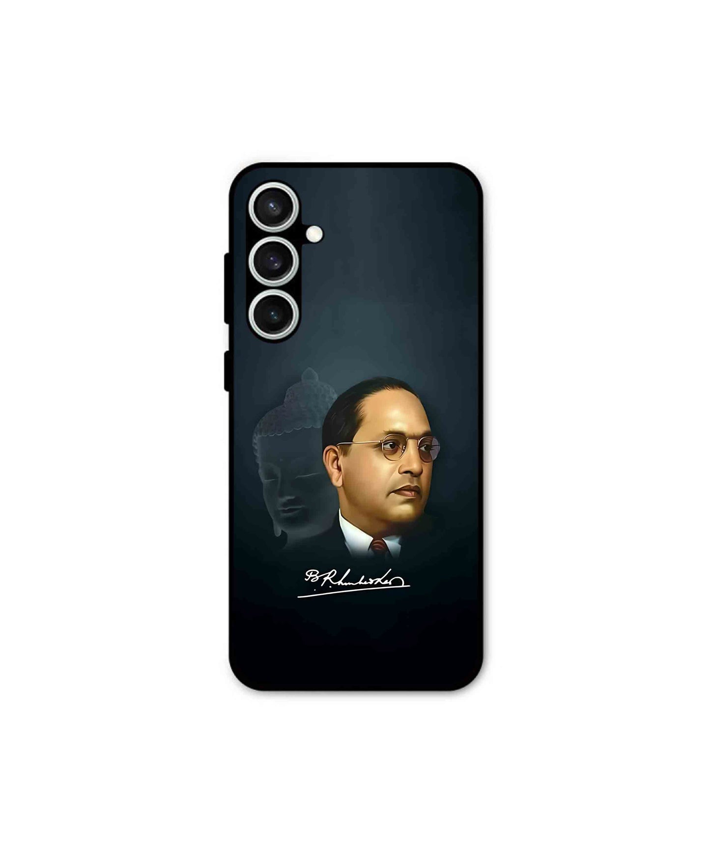 Dr. Bhimrao Ambedkar Metal Back Cover Phone Case for Samsung Galaxy S24 Fe