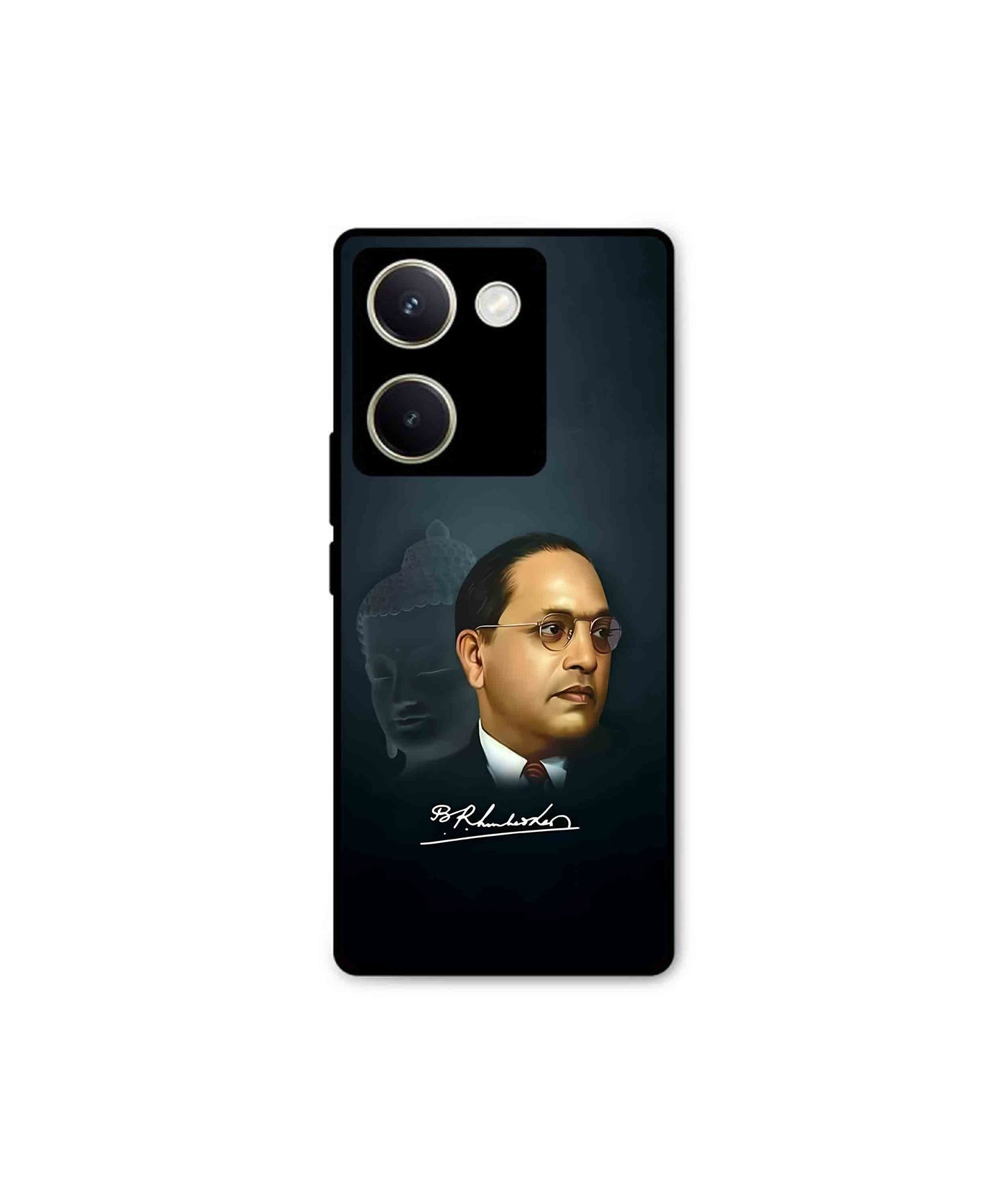 Dr. Bhimrao Ambedkar Metal Back Cover Phone Case for Vivo Y200 Pro