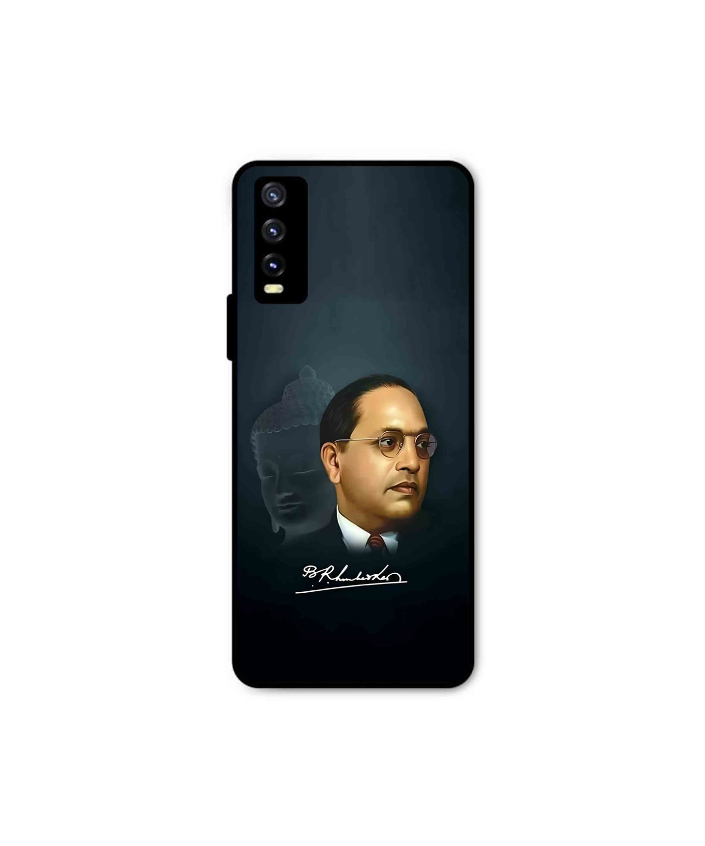 Dr. Bhimrao Ambedkar Metal Back Cover Phone Case for Vivo Y20a