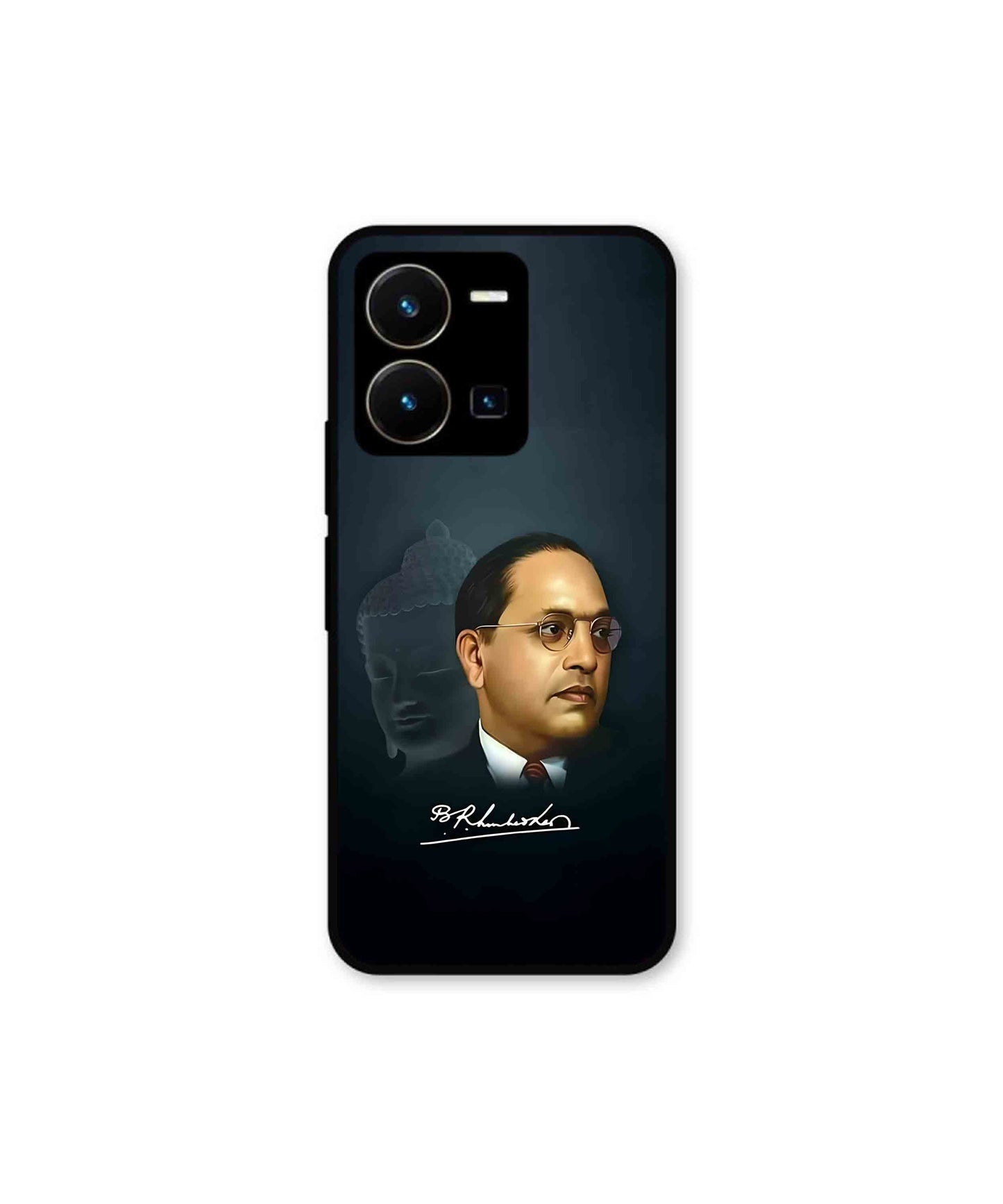 Dr. Bhimrao Ambedkar Metal Back Cover Phone Case for Vivo Y35