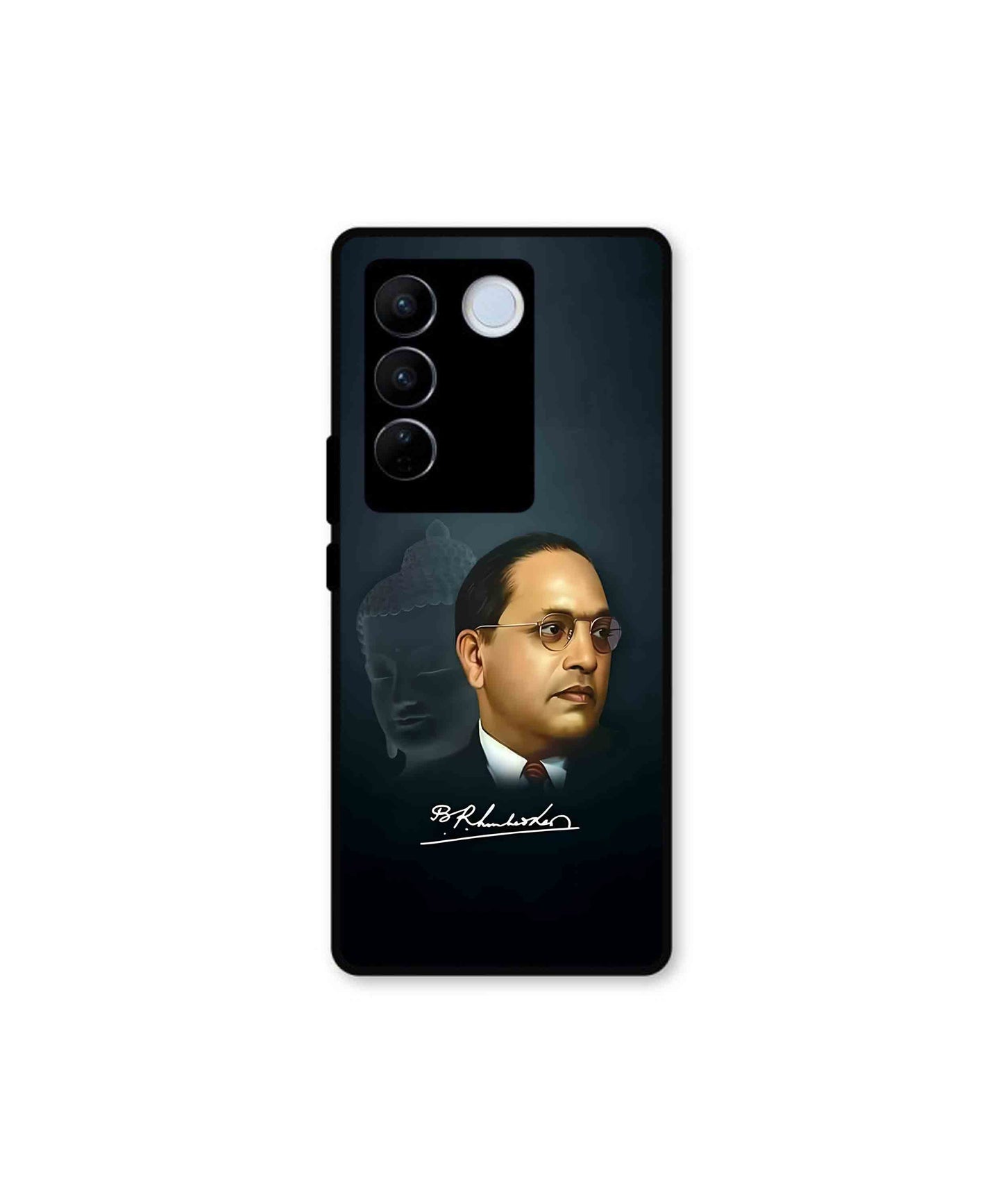 Dr. Bhimrao Ambedkar Metal Back Cover Phone Case for Vivo v27 Pro