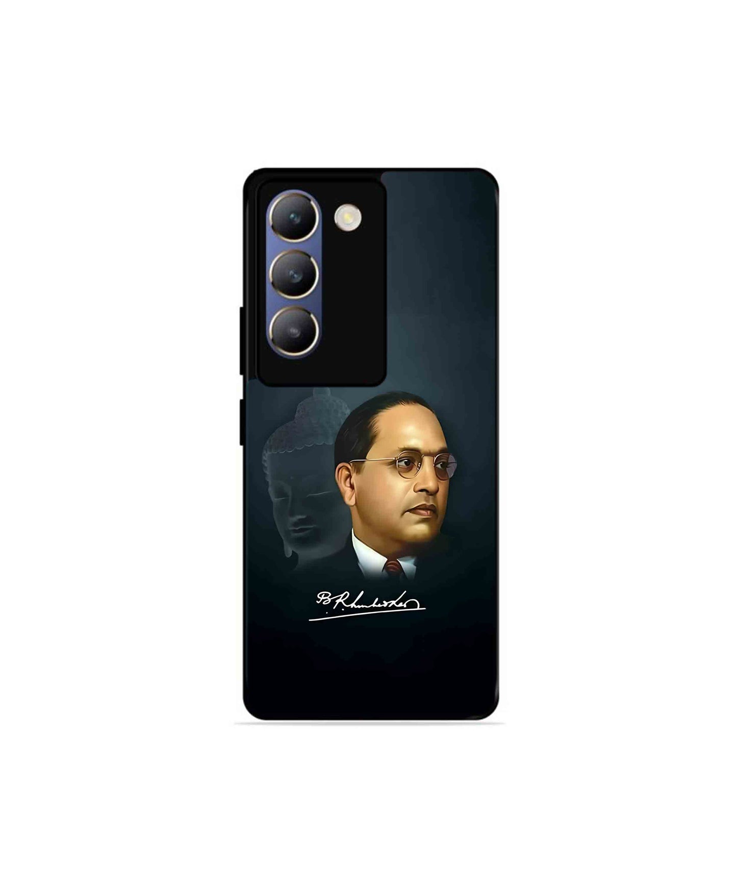 Dr. Bhimrao Ambedkar Metal Back Cover Phone Case for Vivo v30 Lite