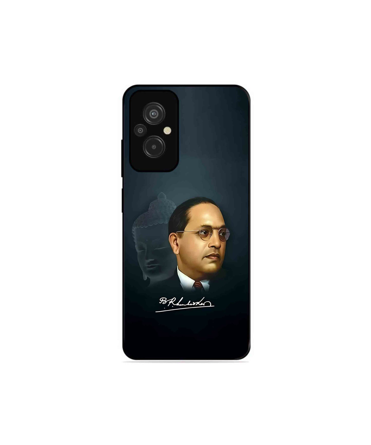 Dr. Bhimrao Ambedkar Metal Back Cover Phone Case for Xiaomi Redmi 11 Prime 4G