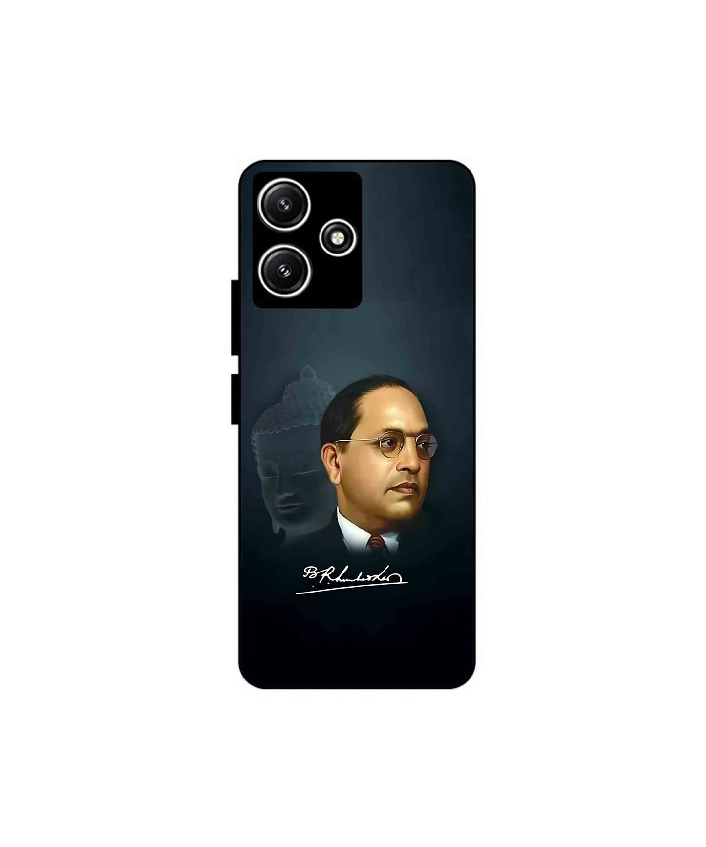 Dr. Bhimrao Ambedkar Metal Back Cover Phone Case for Xiaomi Redmi 12 5G