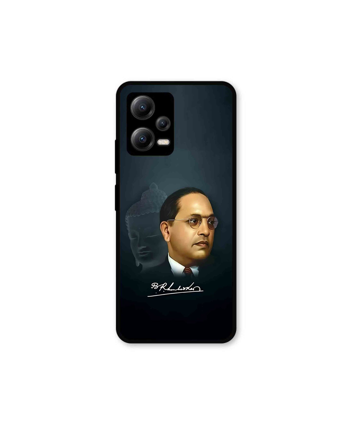 Dr. Bhimrao Ambedkar Metal Back Cover Phone Case for Xiaomi Redmi Note 12 5G