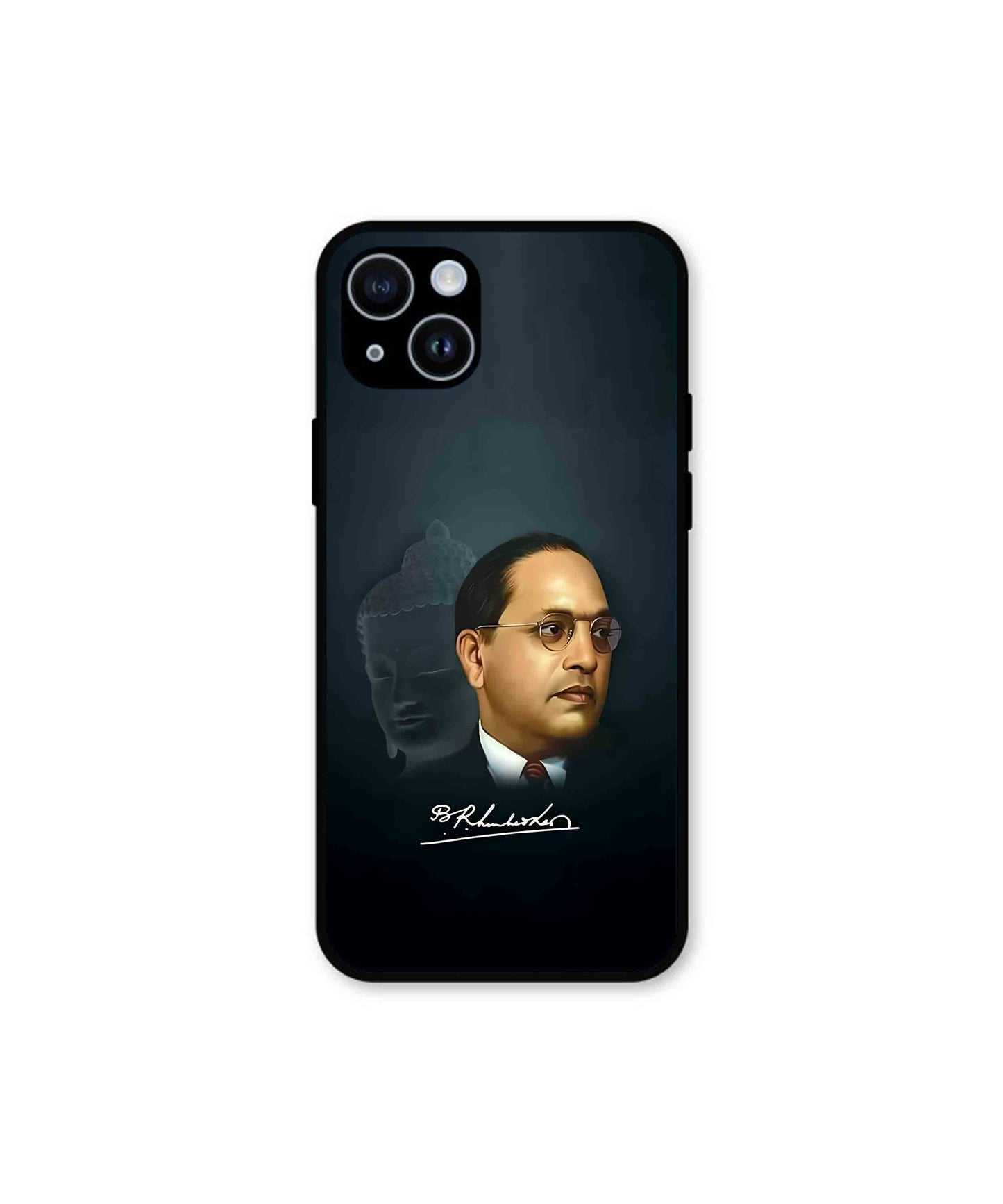 Dr. Bhimrao Ambedkar Metal Back Cover Phone Case for iPhone 15 Plus
