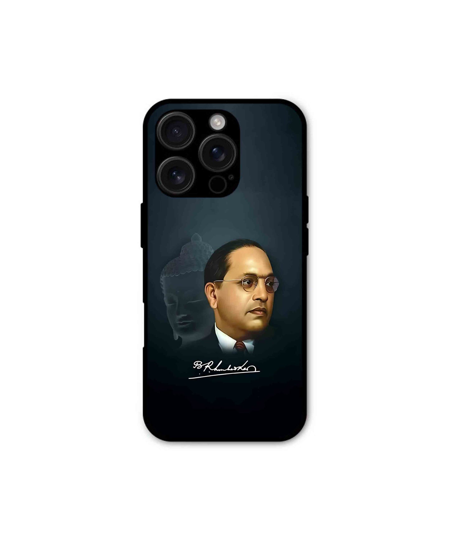 Dr. Bhimrao Ambedkar Metal Back Cover Phone Case for iPhone 16 Pro